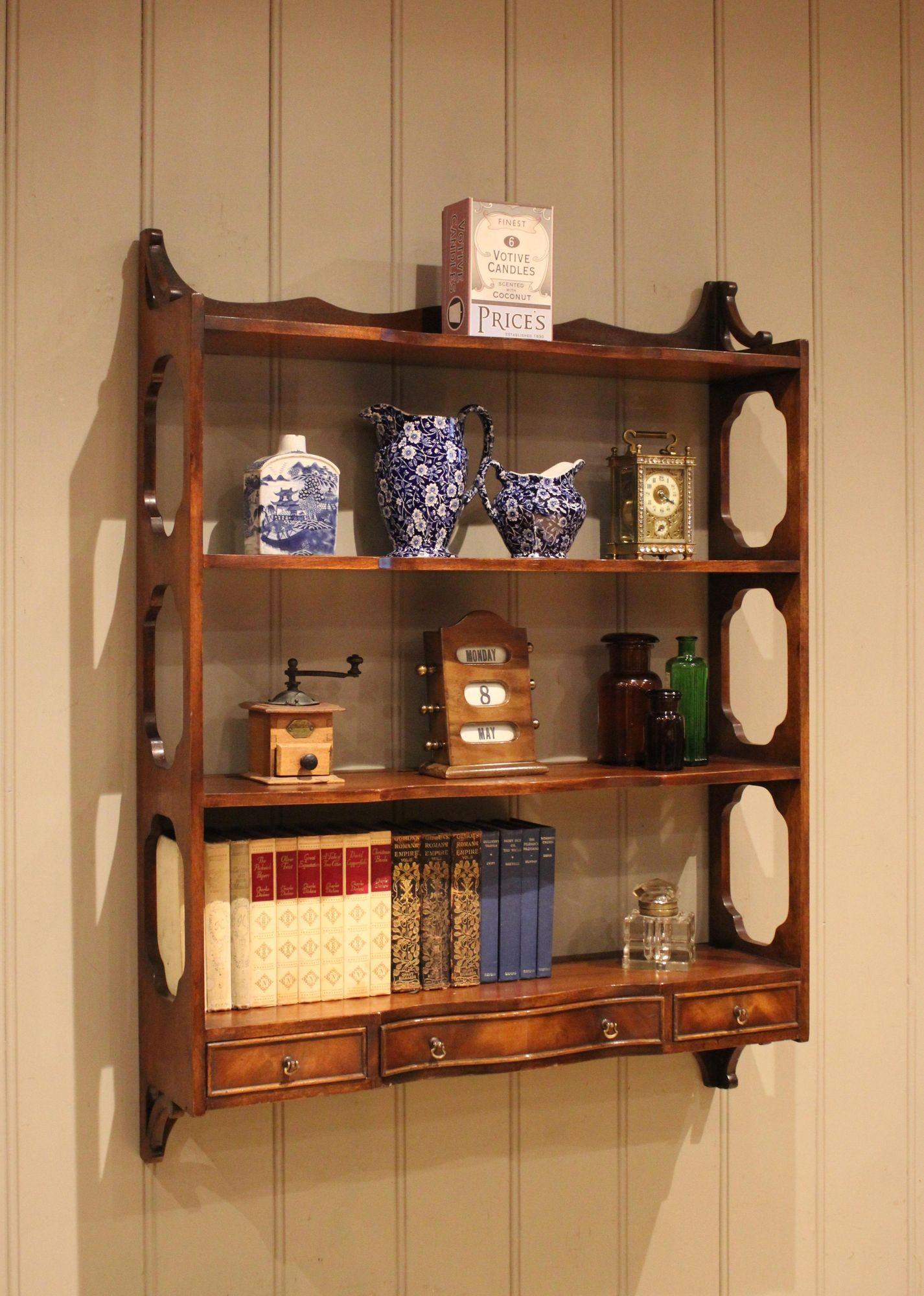Mahogany Wall Shelves (1 of 10) Mahogany Wall Shelves (1 of 10)