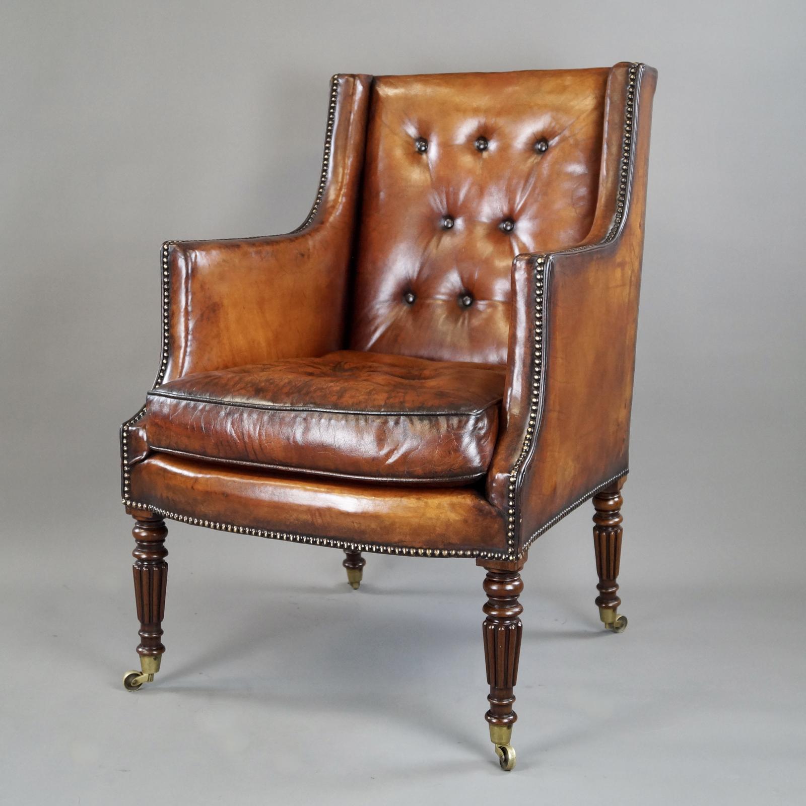 A Fine Regency Library Arm Chair (1 of 6)