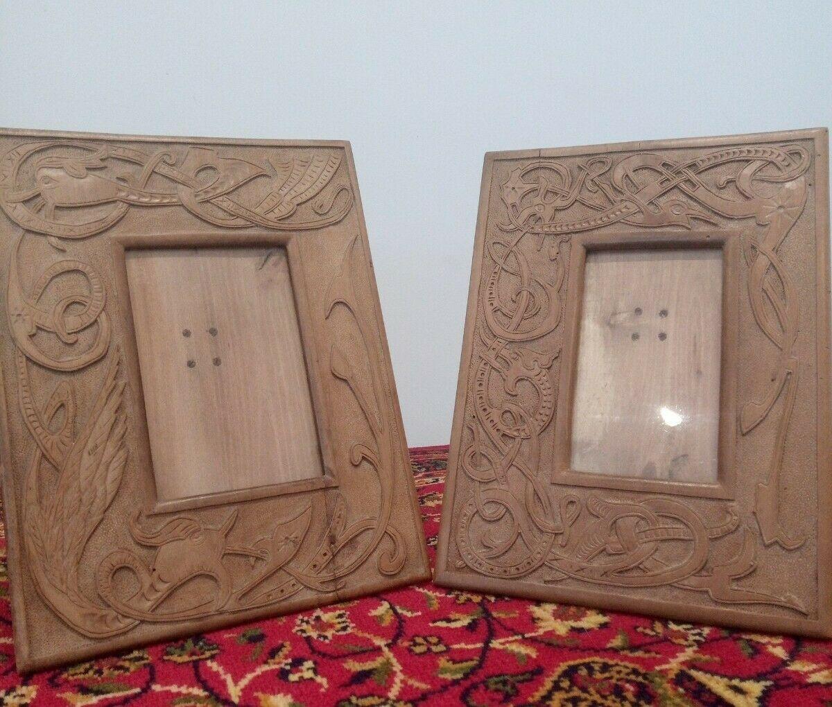 Pair of Iona Carved Frames (1 of 12) Pair of Iona Carved Frames (1 of 12)