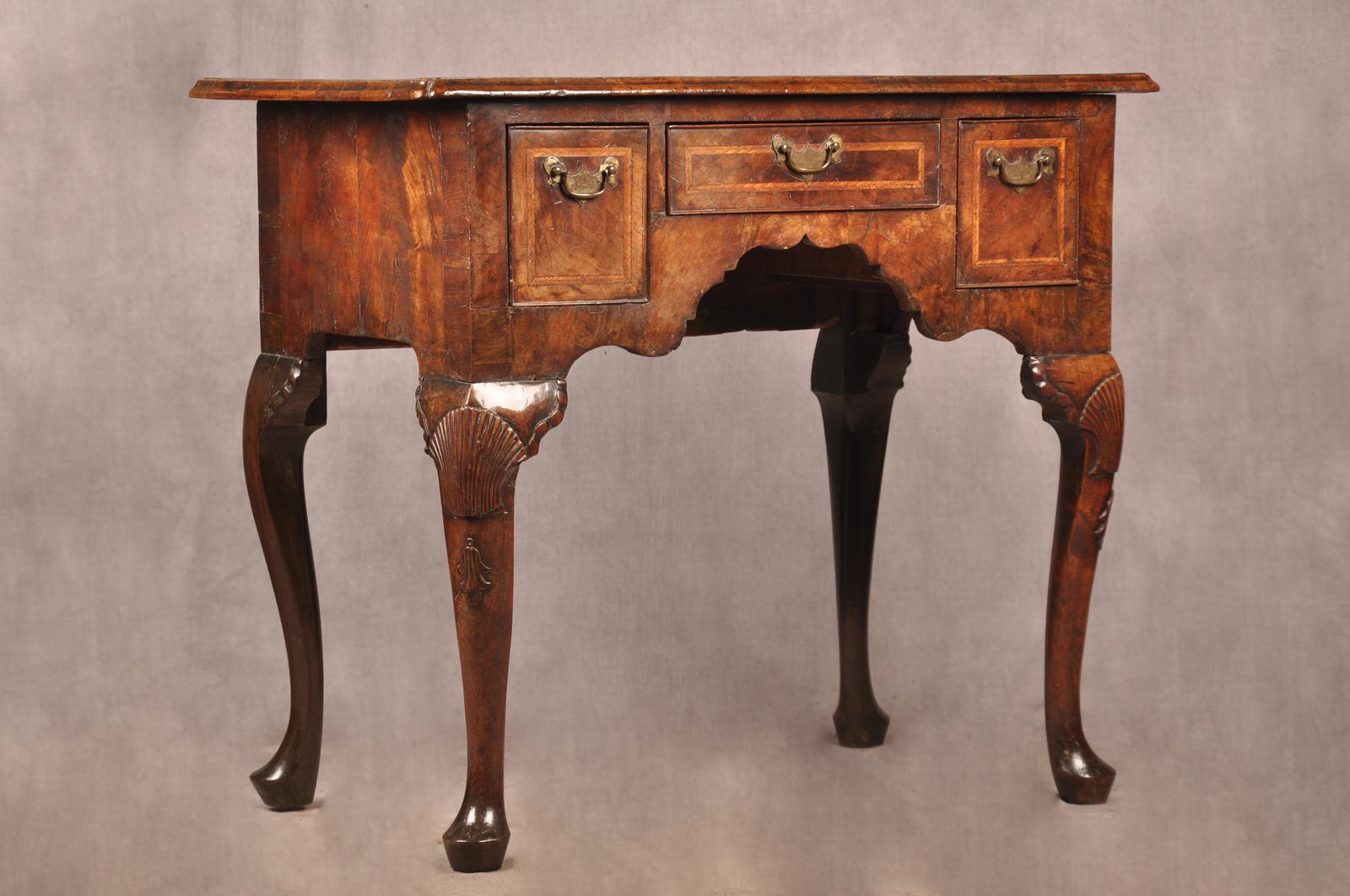 Rare Early 18th Century Walnut Lowboy (1 of 16)