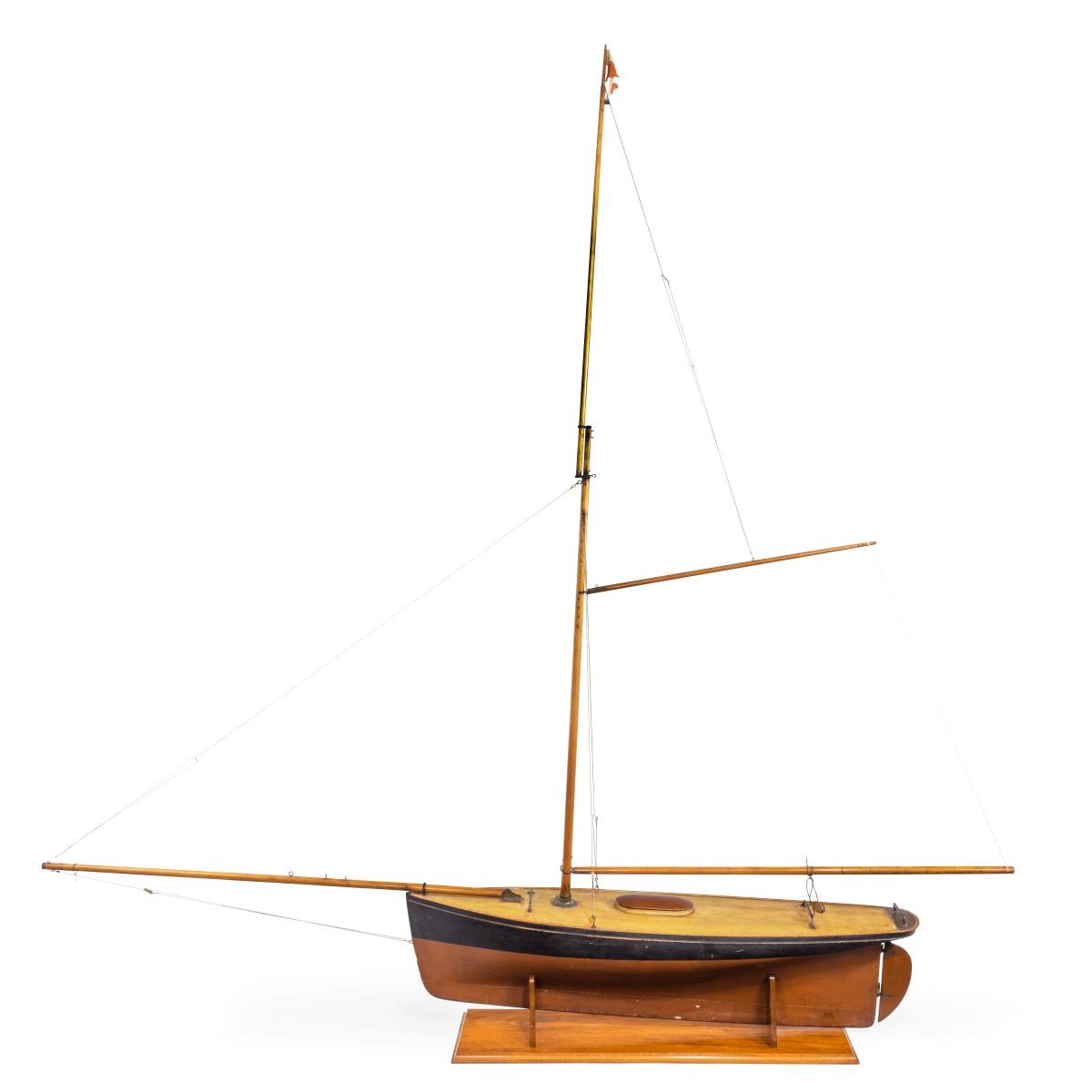 Very Large Victorian Model of Pond Yacht (1 of 9)