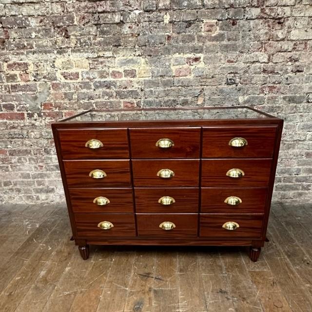1920s Mahogany Drapers Counter (1 of 4)