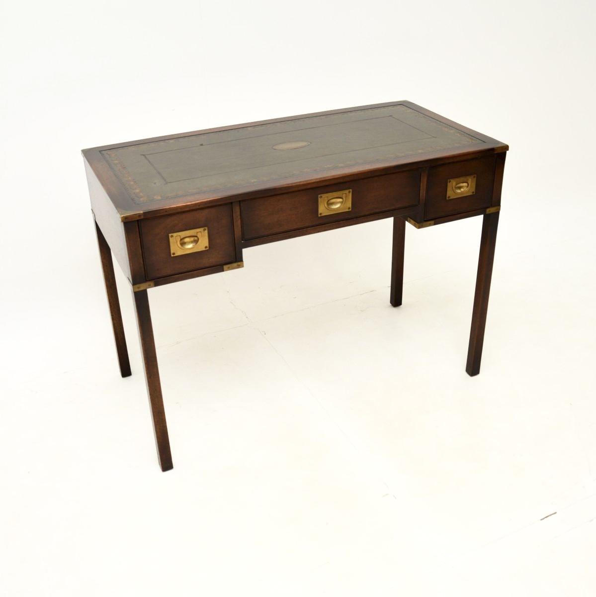 Mahogany Military Campaign Desk / Writing Table (1 of 10)