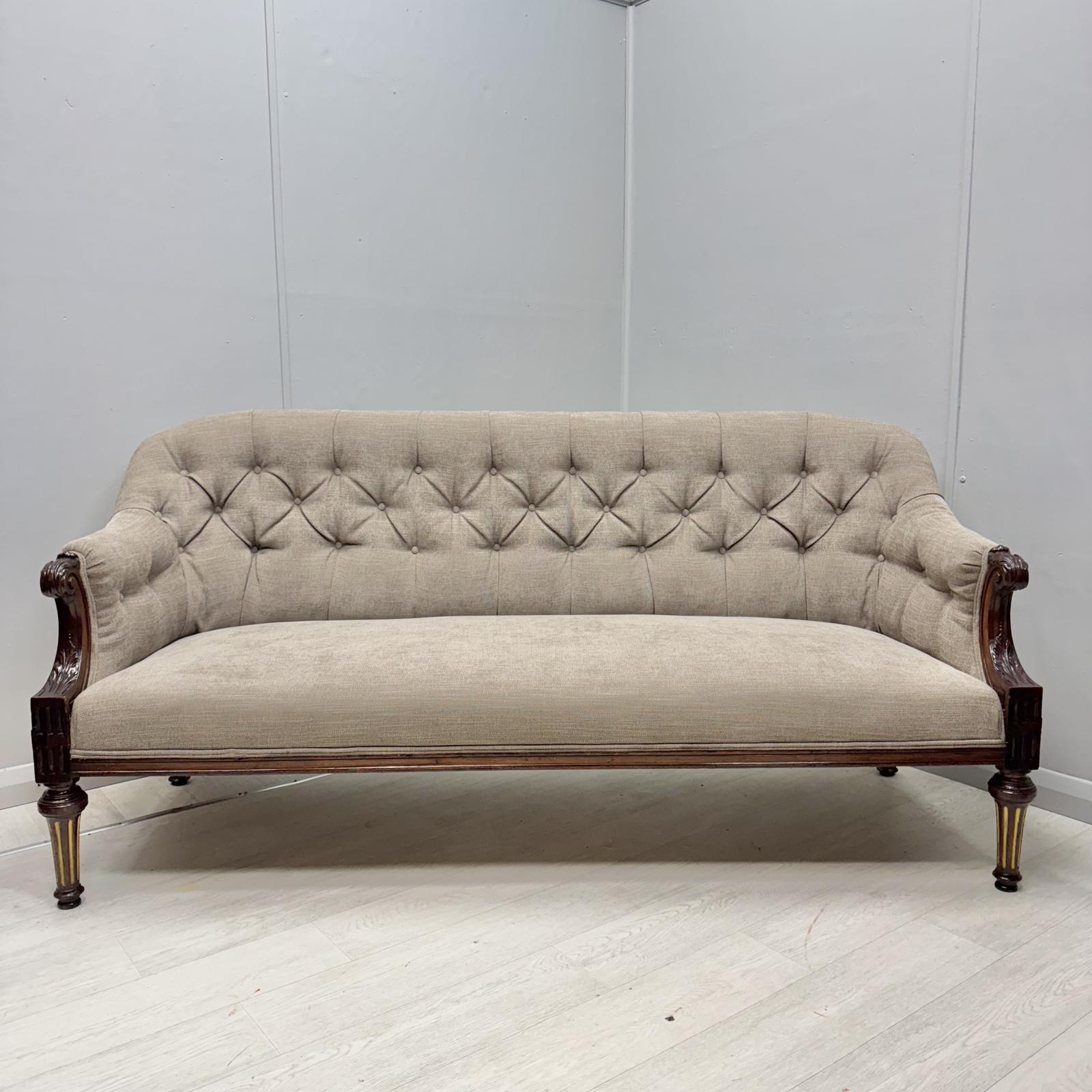 Early 19th Century 3 Seater Sofa (1 of 8)