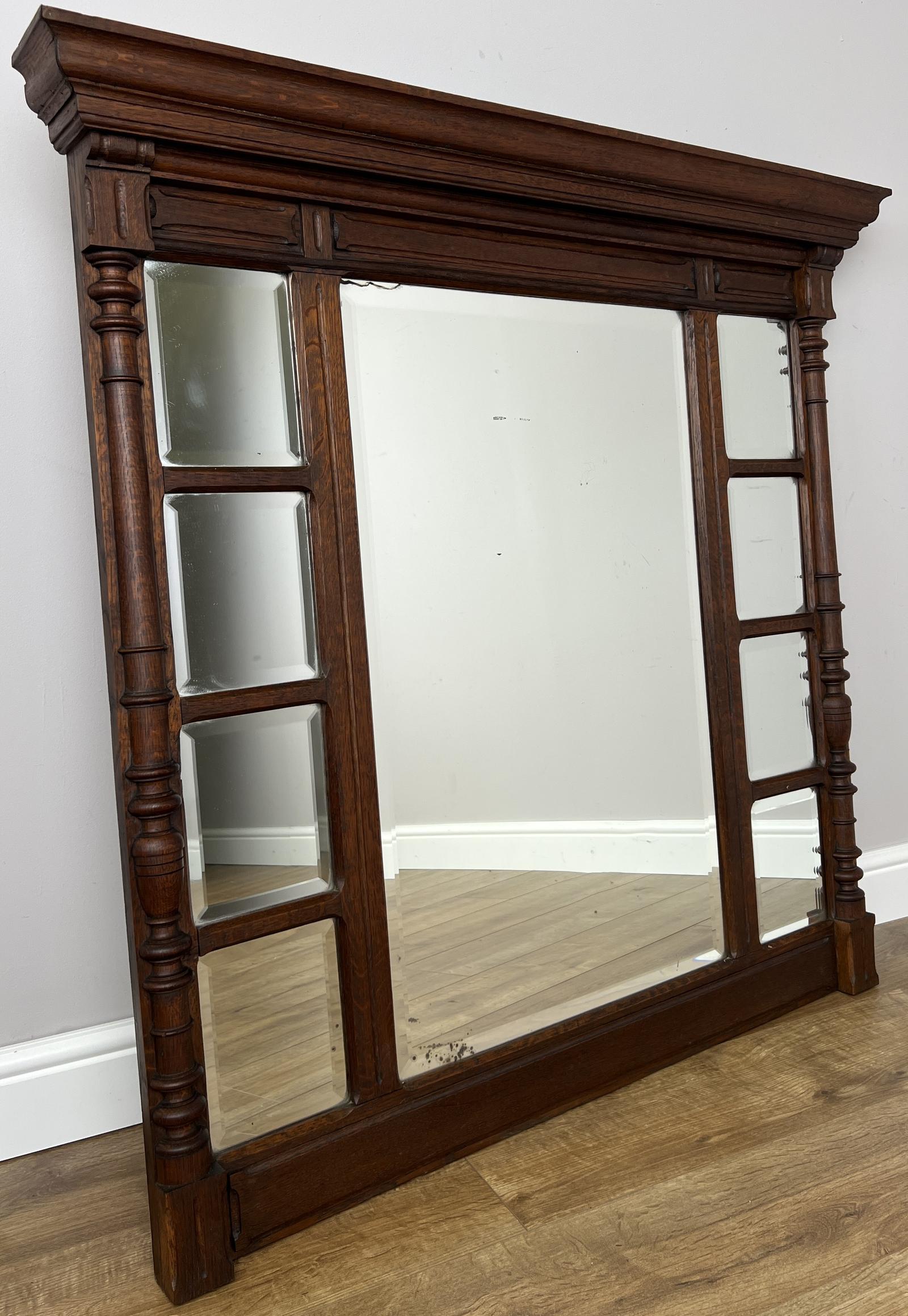 Mirror Antique French Oak Wall Mirror Bevelled Glass Frame (1 of 13) Mirror Antique French Oak Wall Mirror Bevelled Glass Frame (1 of 13)