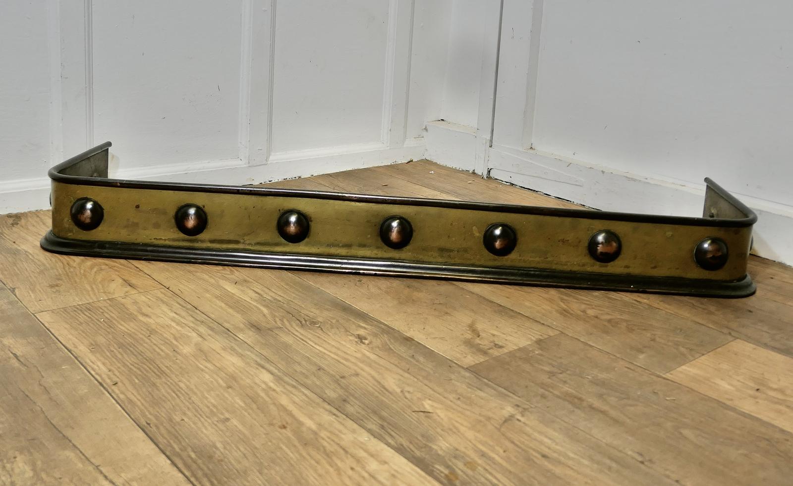 Superb Victorian Arts and Crafts Brass and Copper Fender (1 of 4) Superb Victorian Arts and Crafts Brass and Copper Fender (1 of 4)