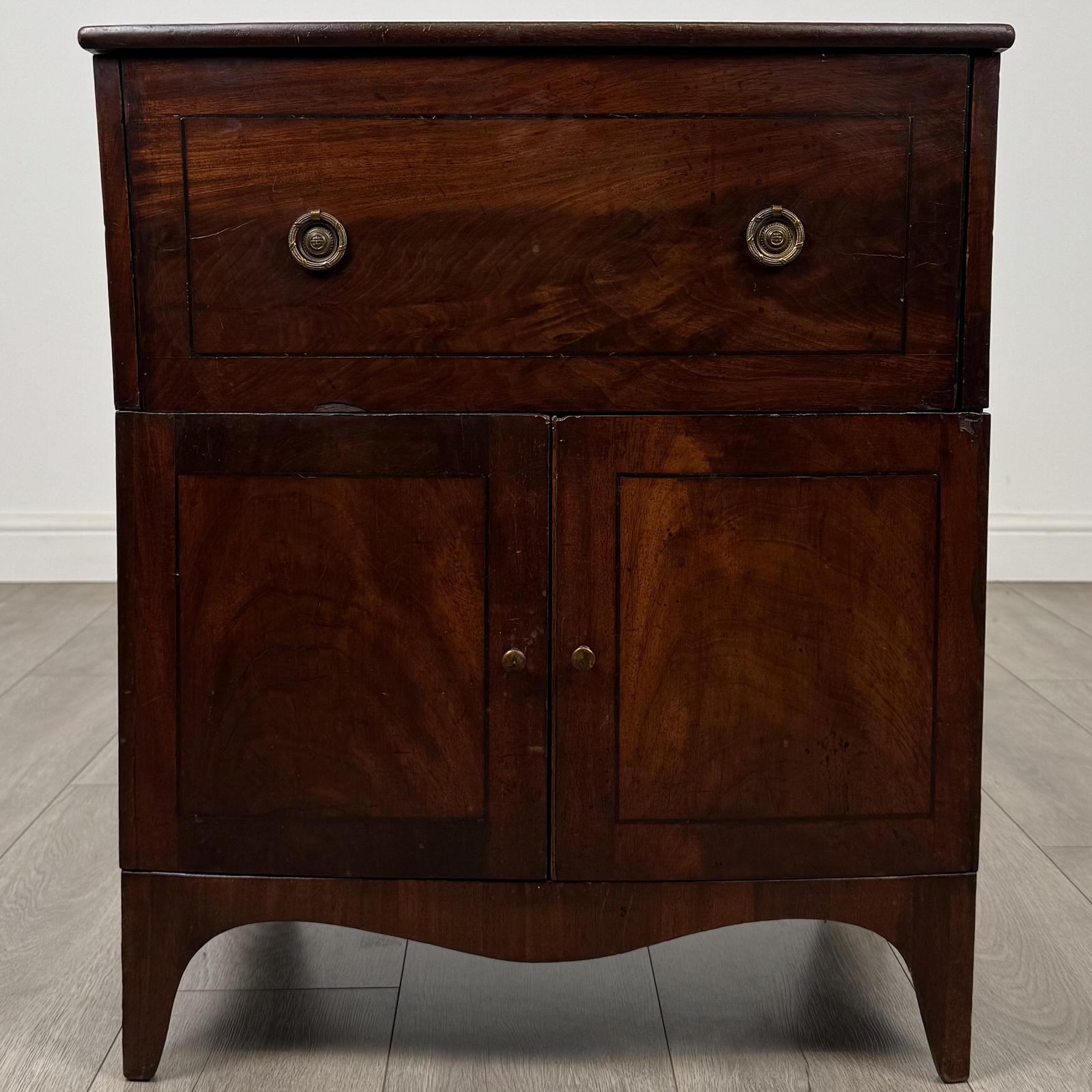 Antique 18th Century Small Mahogany Cupboard (1 of 12) Antique 18th Century Small Mahogany Cupboard (1 of 12)