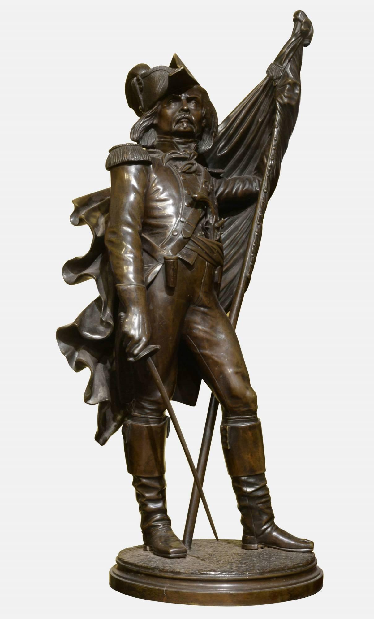 Bronze Figure of Napoleonic French Infantry Officer (1 of 1) Bronze Figure of Napoleonic French Infantry Officer (1 of 1)