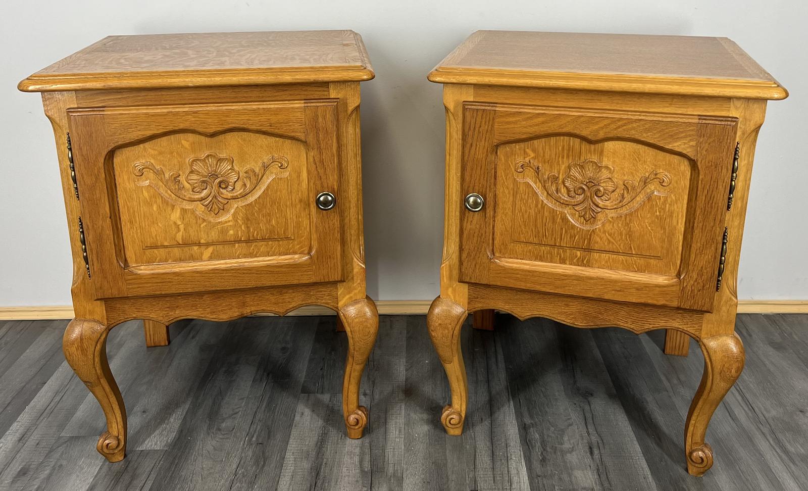 Amazing Pair of French Bedside Tables / Cupboards / Cabinets (1 of 9)