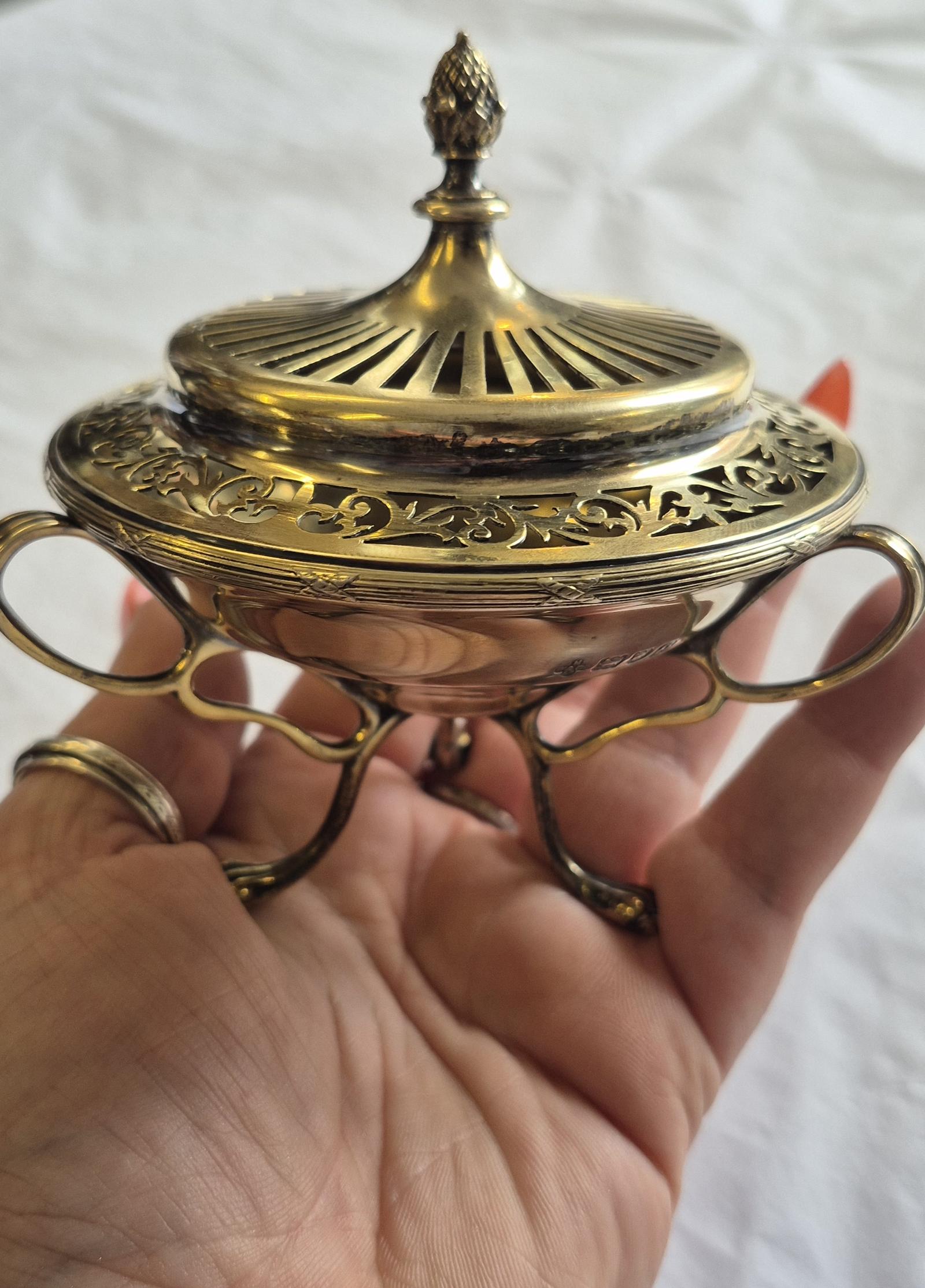 Silver Gilt Incense Burner London 1909/1910 (1 of 6) Silver Gilt Incense Burner London 1909/1910 (1 of 6)