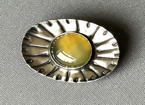 Art Deco German Jugendstil Silver & Agate Brooch (1 of 5) Art Deco German Jugendstil Silver & Agate Brooch (1 of 5)