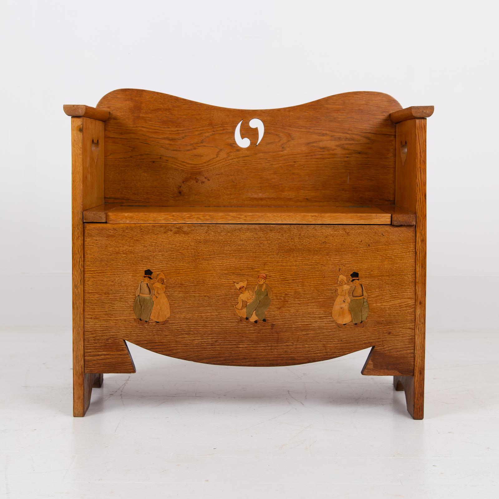 Arts & Crafts Oak Box Settle for Liberty c.1910 (1 of 17) Arts & Crafts Oak Box Settle for Liberty c.1910 (1 of 17)