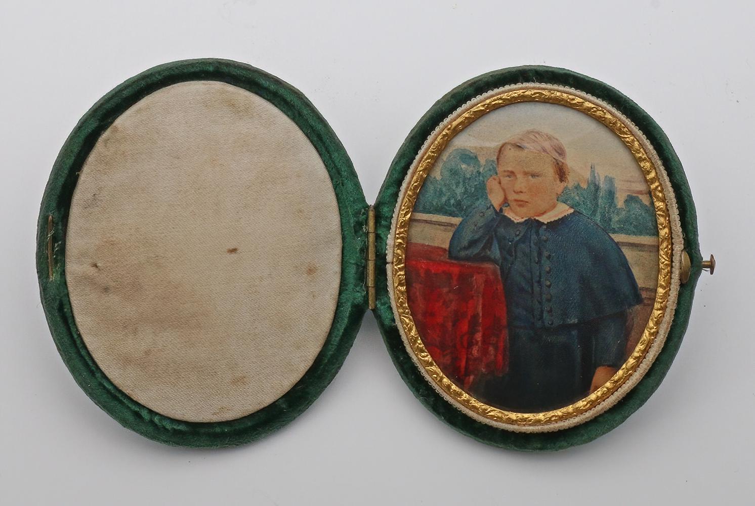 Miniature Watercolour of a Victorian Boy (1 of 1) Miniature Watercolour of a Victorian Boy (1 of 1)