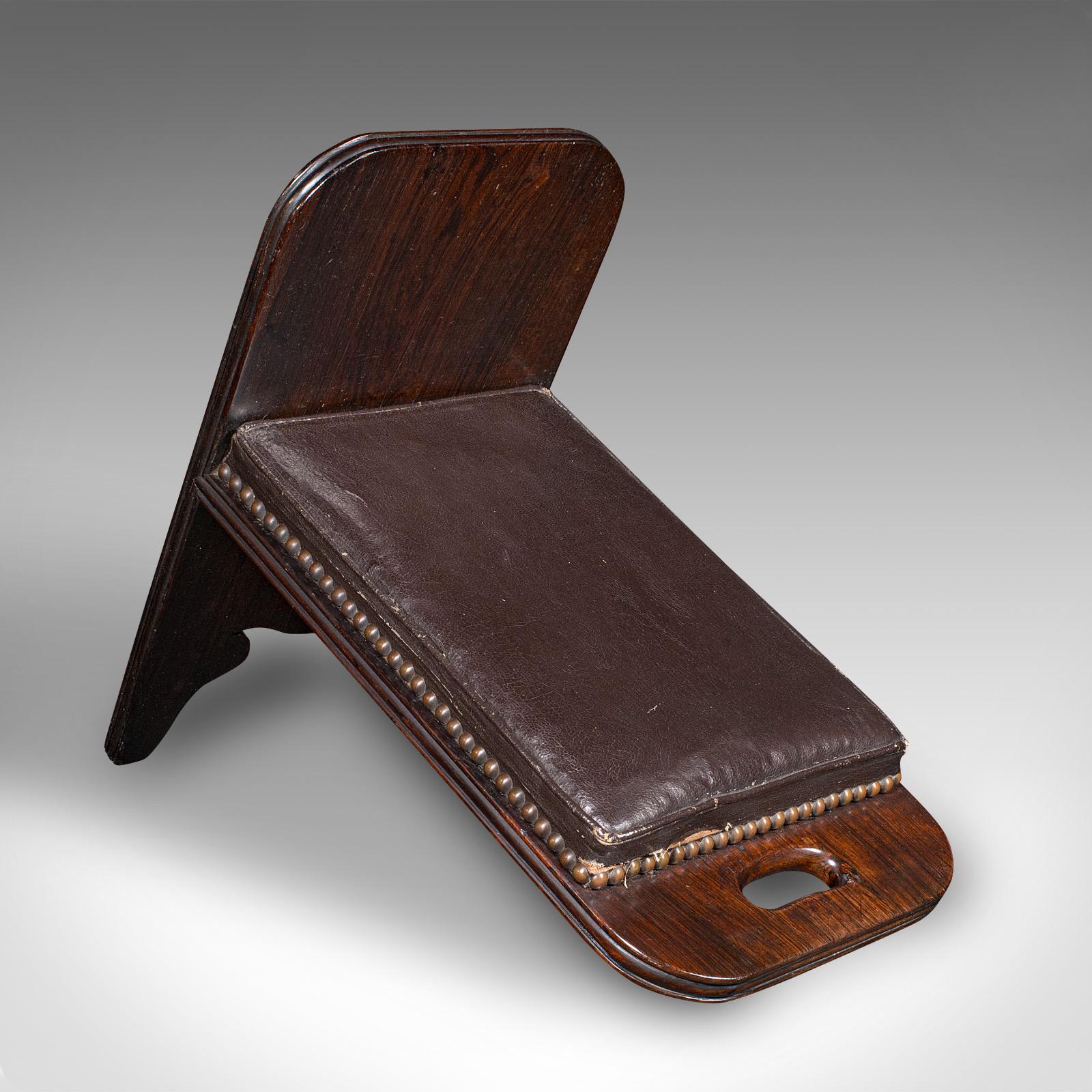 Antique Gentleman's Gout Stool, English, Leather, Occasional Foot Rest, Georgian (1 of 9) Antique Gentleman's Gout Stool, English, Leather, Occasional Foot Rest, Georgian (1 of 9)