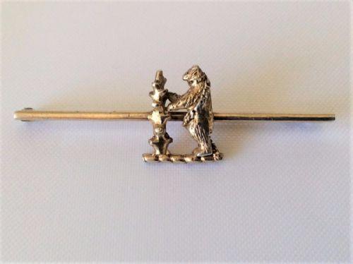 Lovely Silver Gilt Danish Bear Tie Pin / Bar Brooch (1 of 7) Lovely Silver Gilt Danish Bear Tie Pin / Bar Brooch (1 of 7)