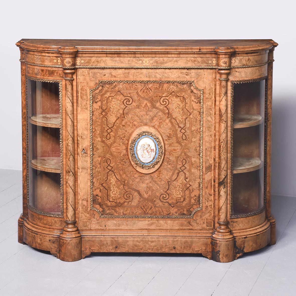 Exhibition Quality Marquetry Credenza (1 of 10)