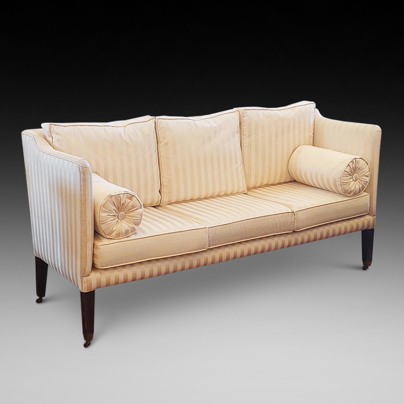 George III Mahogany Framed Sofa Settee (1 of 8)