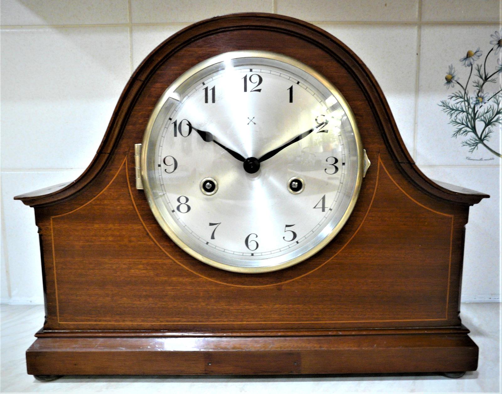 1920's German Striking Mantel Clock by Hamburg America Clock Co (1 of 7) 1920's German Striking Mantel Clock by Hamburg America Clock Co (1 of 7)