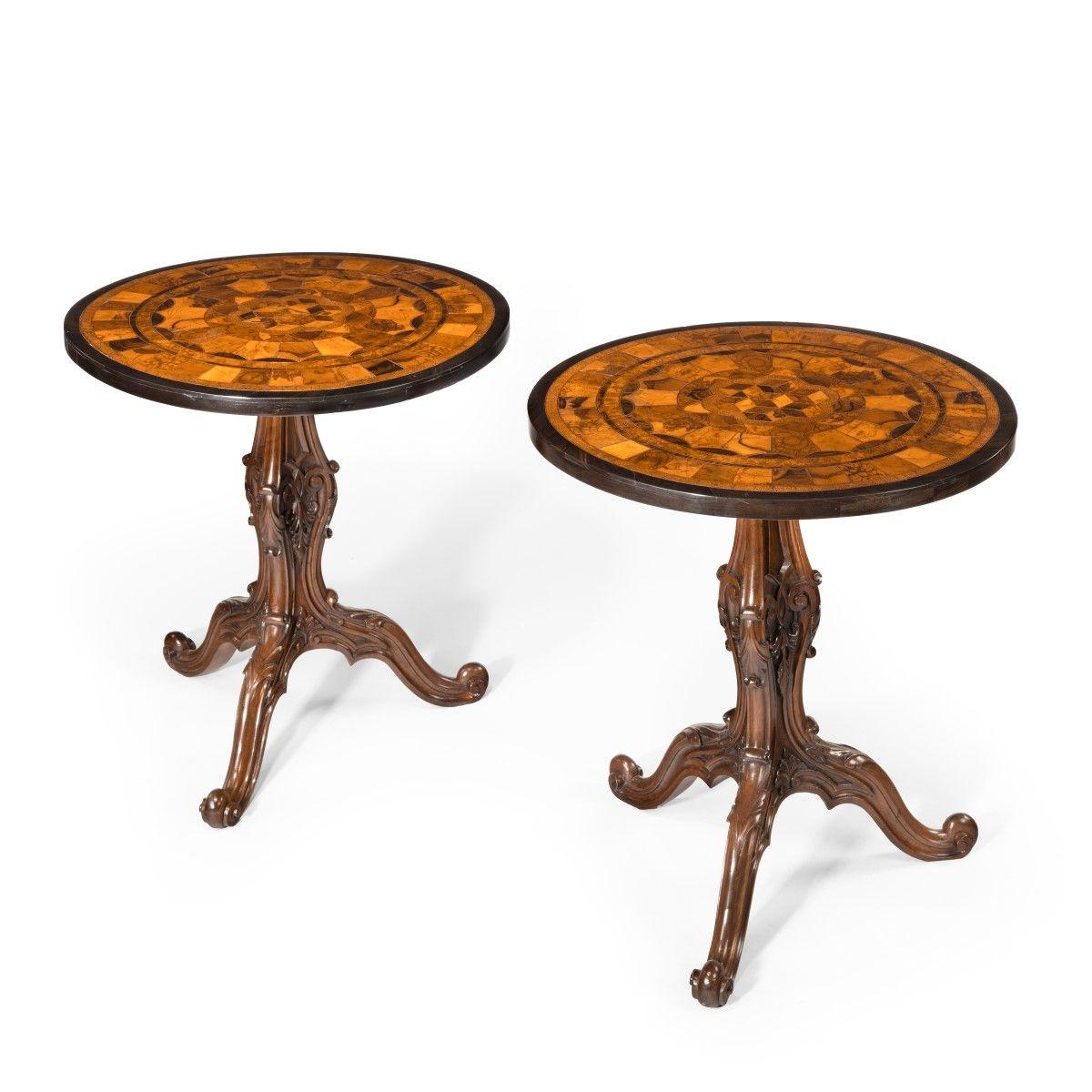 Pair of Anglo-Indian Specimen Top Occasional Tables (1 of 12)