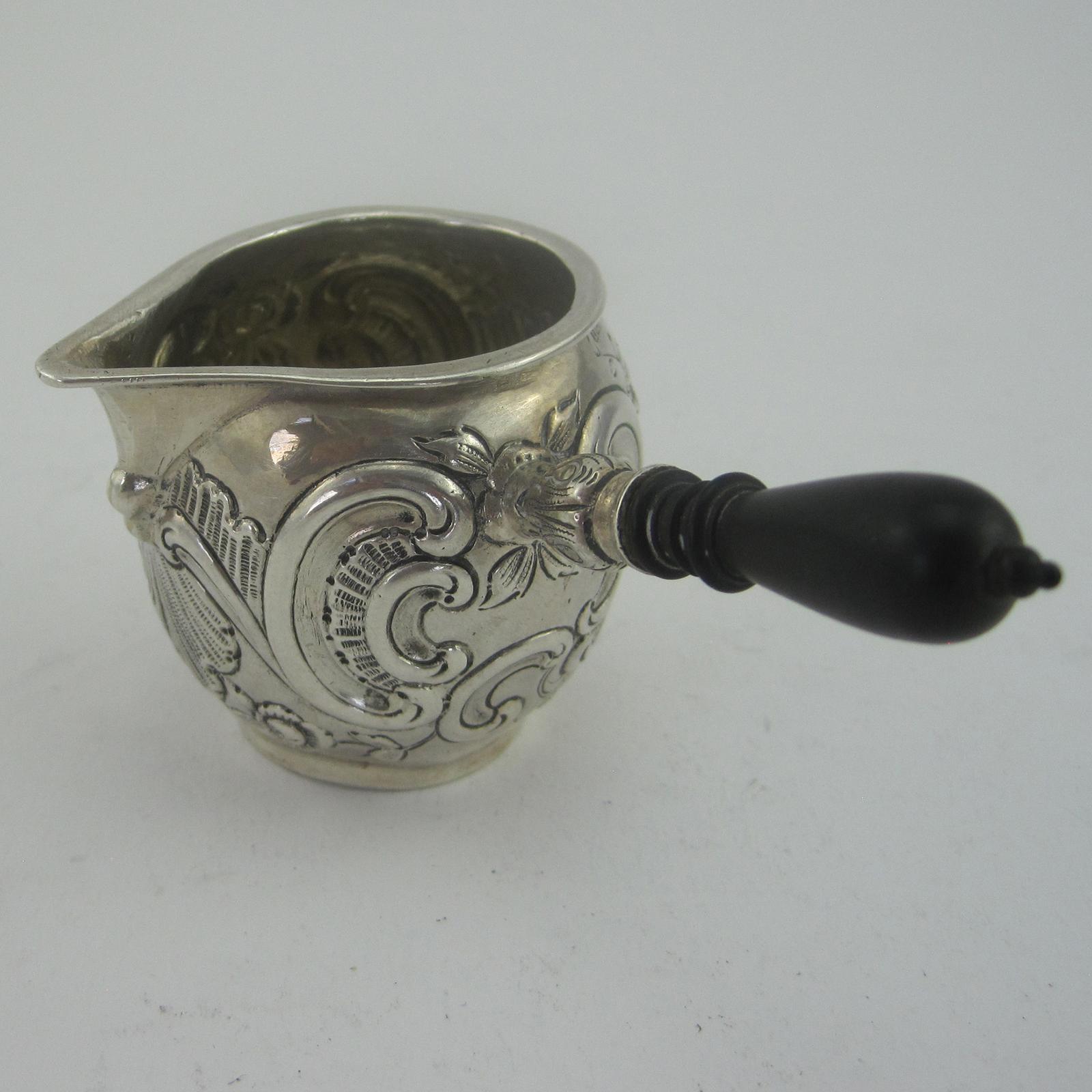 Charming Victorian Sterling Silver Miniature Brandy Warmer (1 of 7)