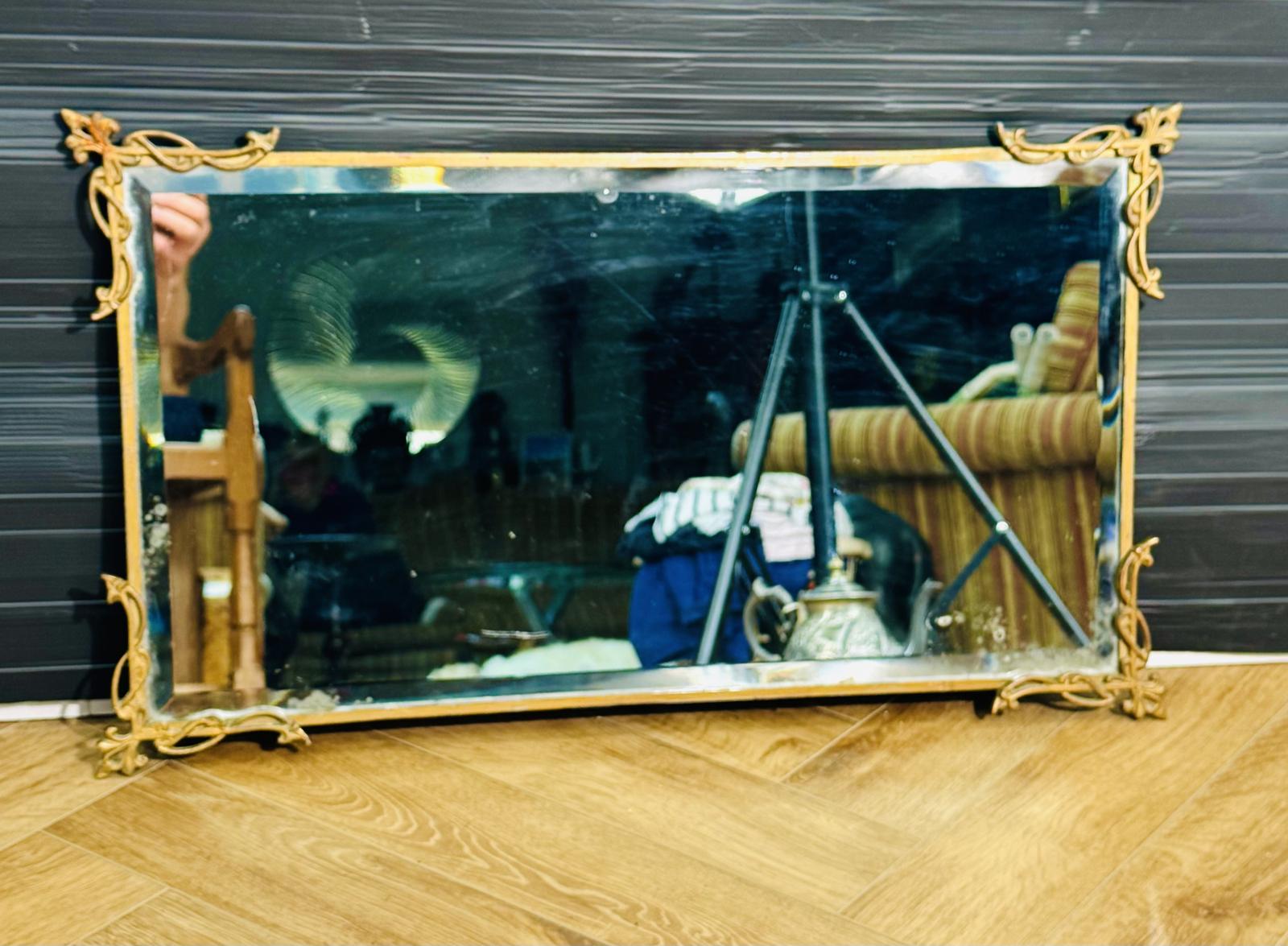 Art Nouveau Gilt Mirror (1 of 8)