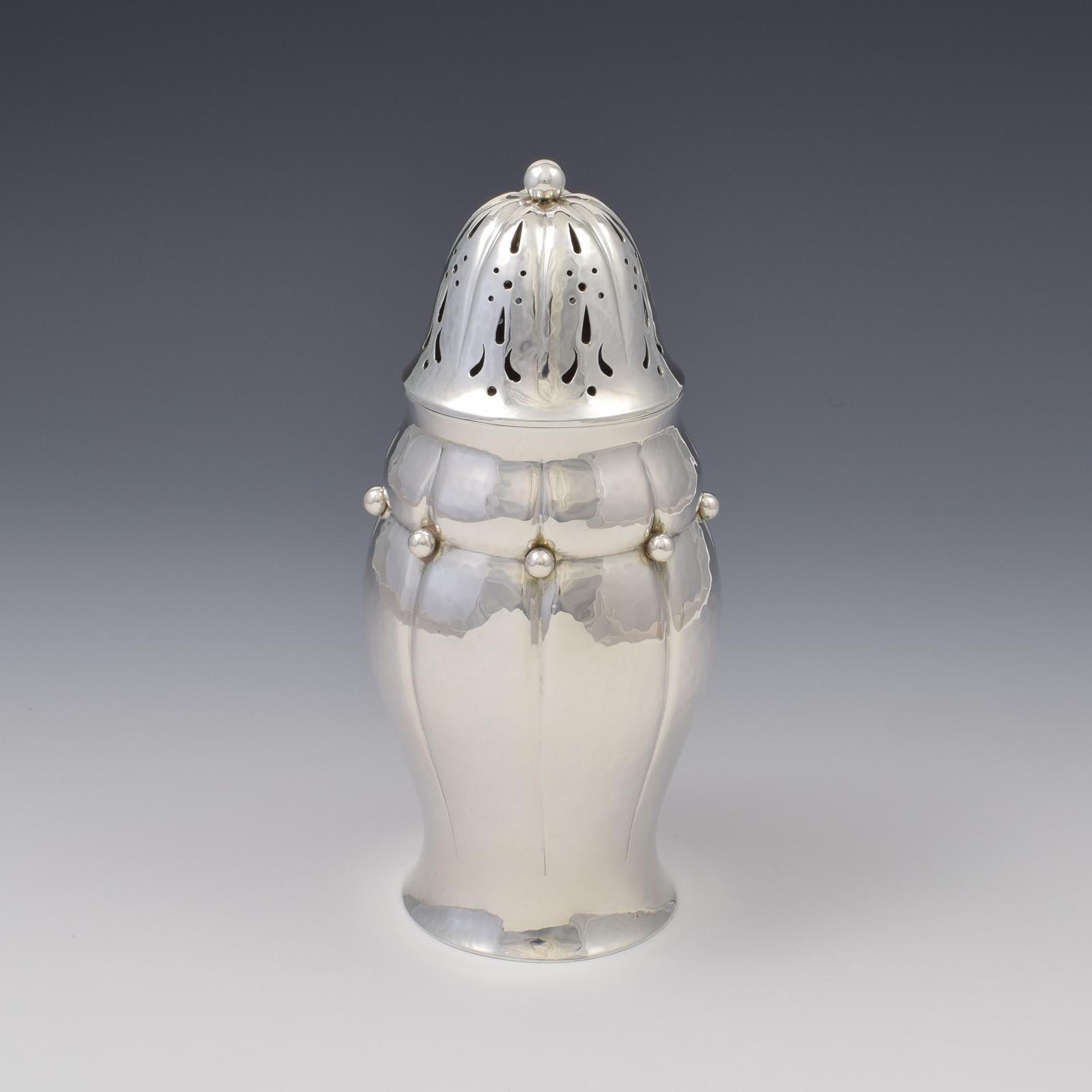 Stunning Danish Sterling Silver Sugar Caster Evald Nielsen Skonvirke 1916 (1 of 9) Stunning Danish Sterling Silver Sugar Caster Evald Nielsen Skonvirke 1916 (1 of 9)