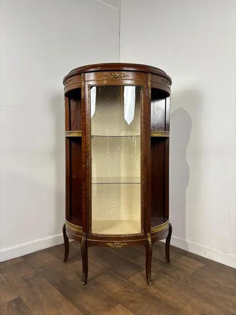 French Style Vitrine Display Cabinet with Gilt Metal Mounts (1 of 16) French Style Vitrine Display Cabinet with Gilt Metal Mounts (1 of 16)