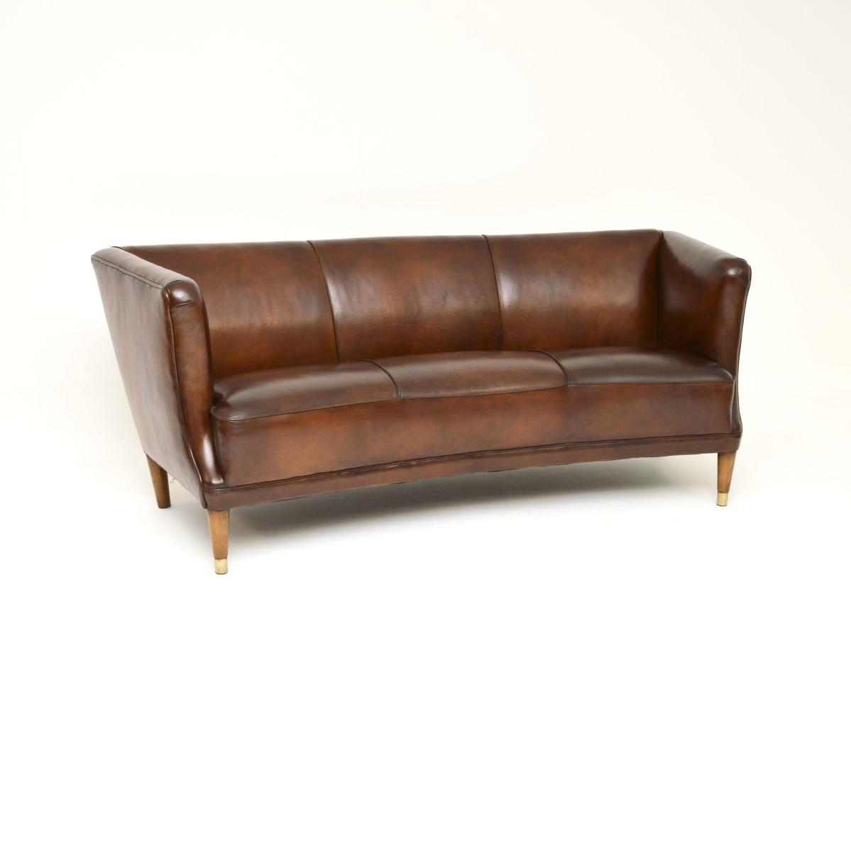 Vintage Danish Cabinetmaker Leather Sofa (1 of 10) Vintage Danish Cabinetmaker Leather Sofa (1 of 10)