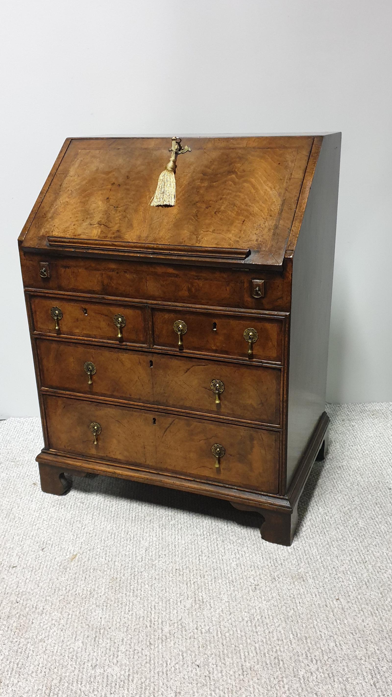 Fabulous Queen Anne Walnut Bureau (1 of 1)