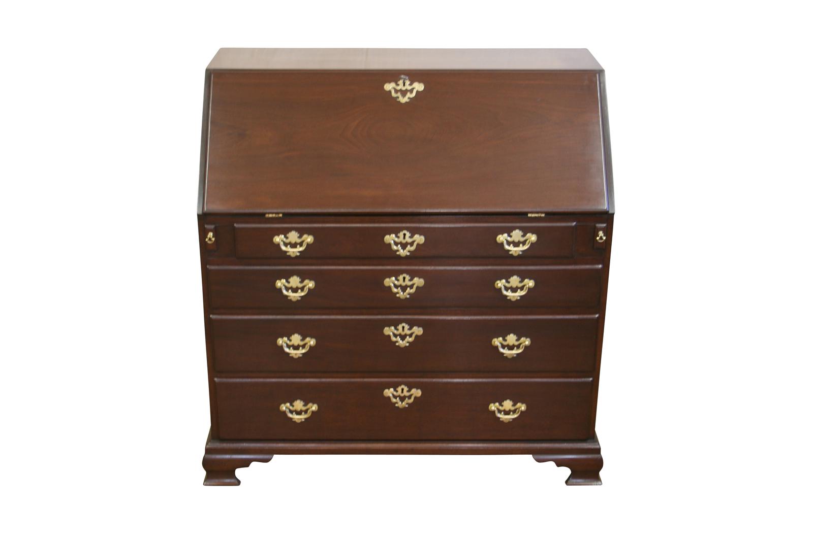 George II Mahogany Bureau (1 of 6)