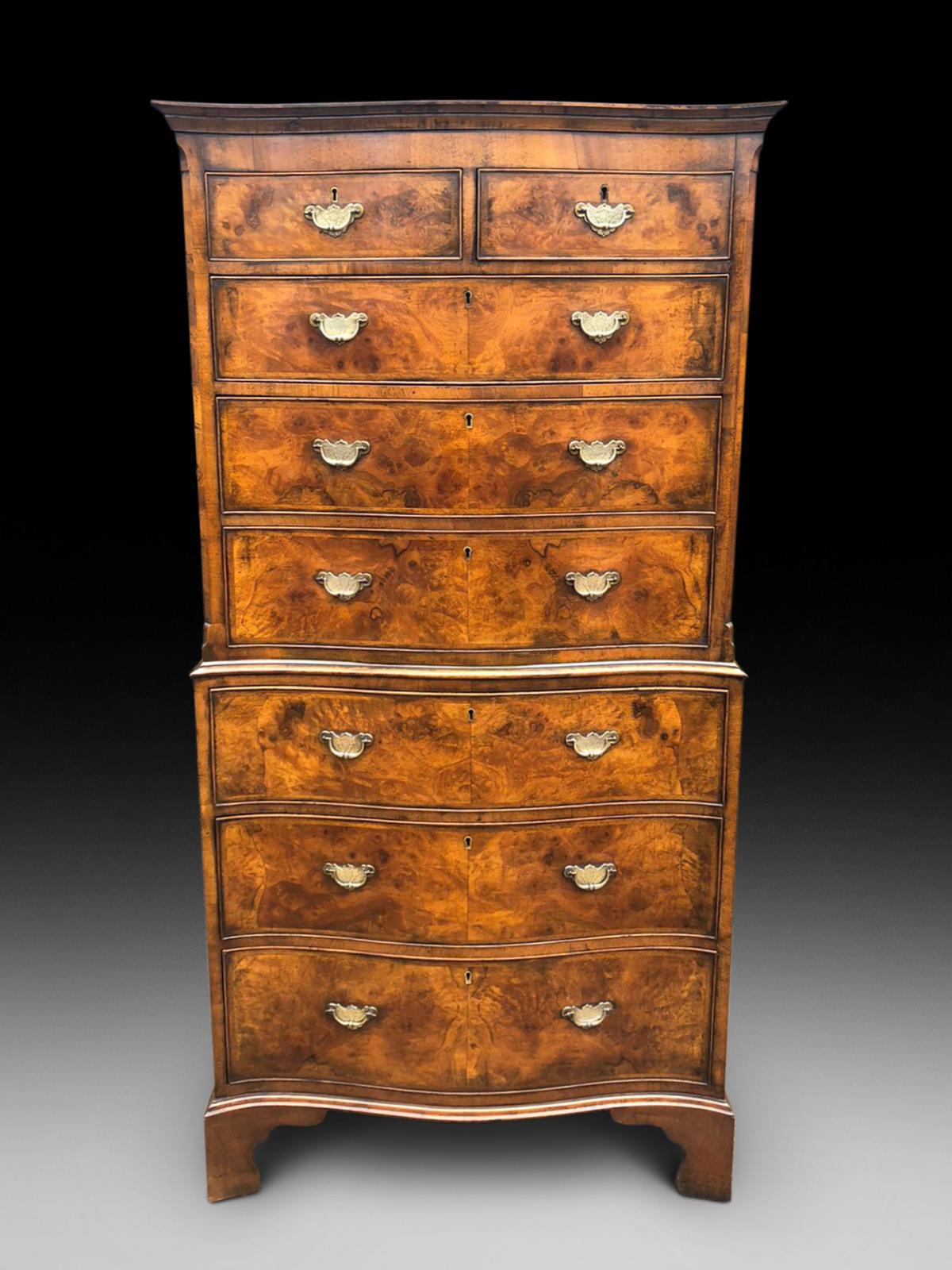 Elegant Walnut Tallboy (1 of 5)