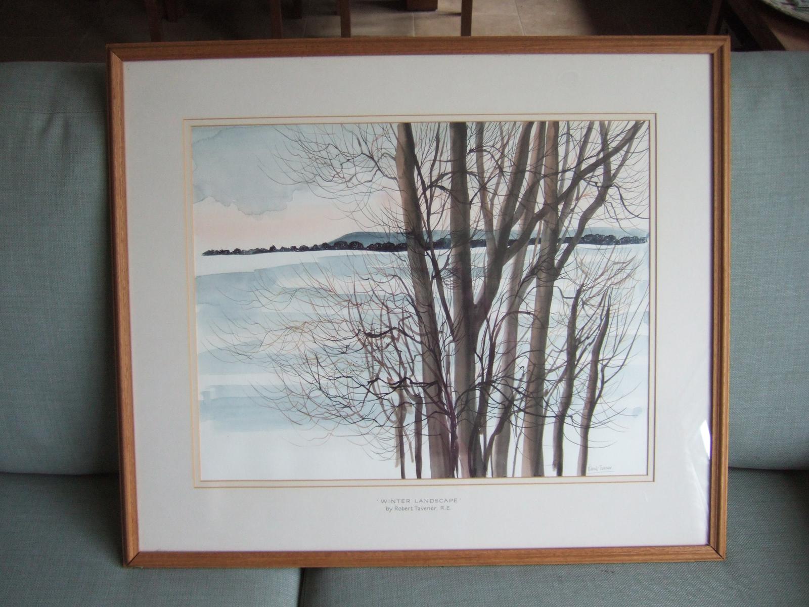 Robert Taverner RE - Signed Watercolour - Winter Landscape (1 of 4) Robert Taverner RE - Signed Watercolour - Winter Landscape (1 of 4)