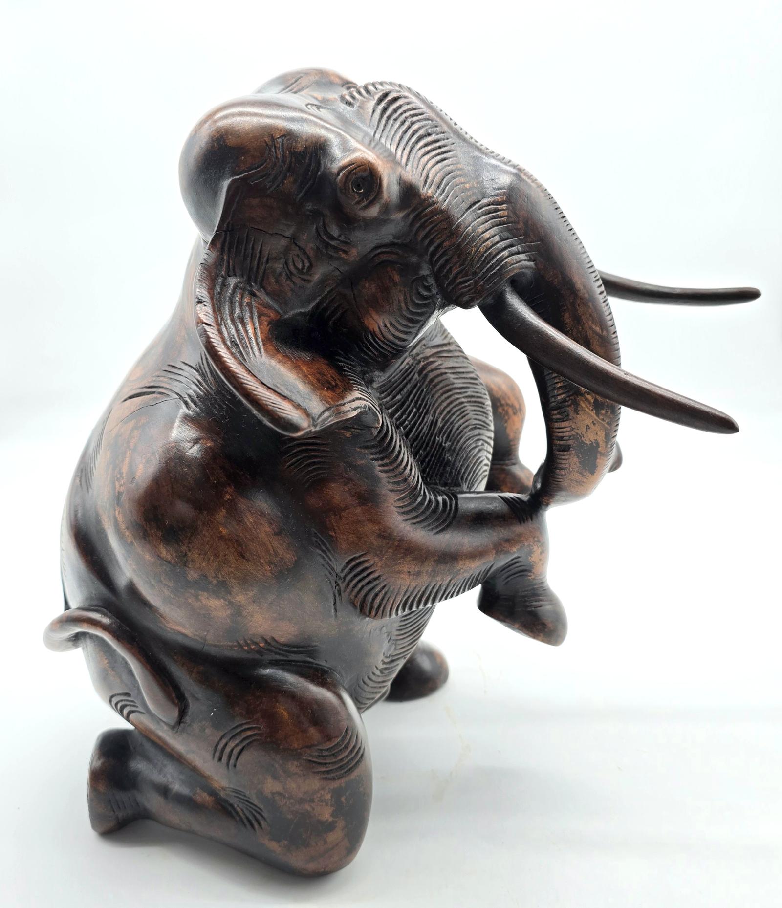 Elephant Made from Hardwood - Indian, Raj Period c.1890 (1 of 11) Elephant Made from Hardwood - Indian, Raj Period c.1890 (1 of 11)