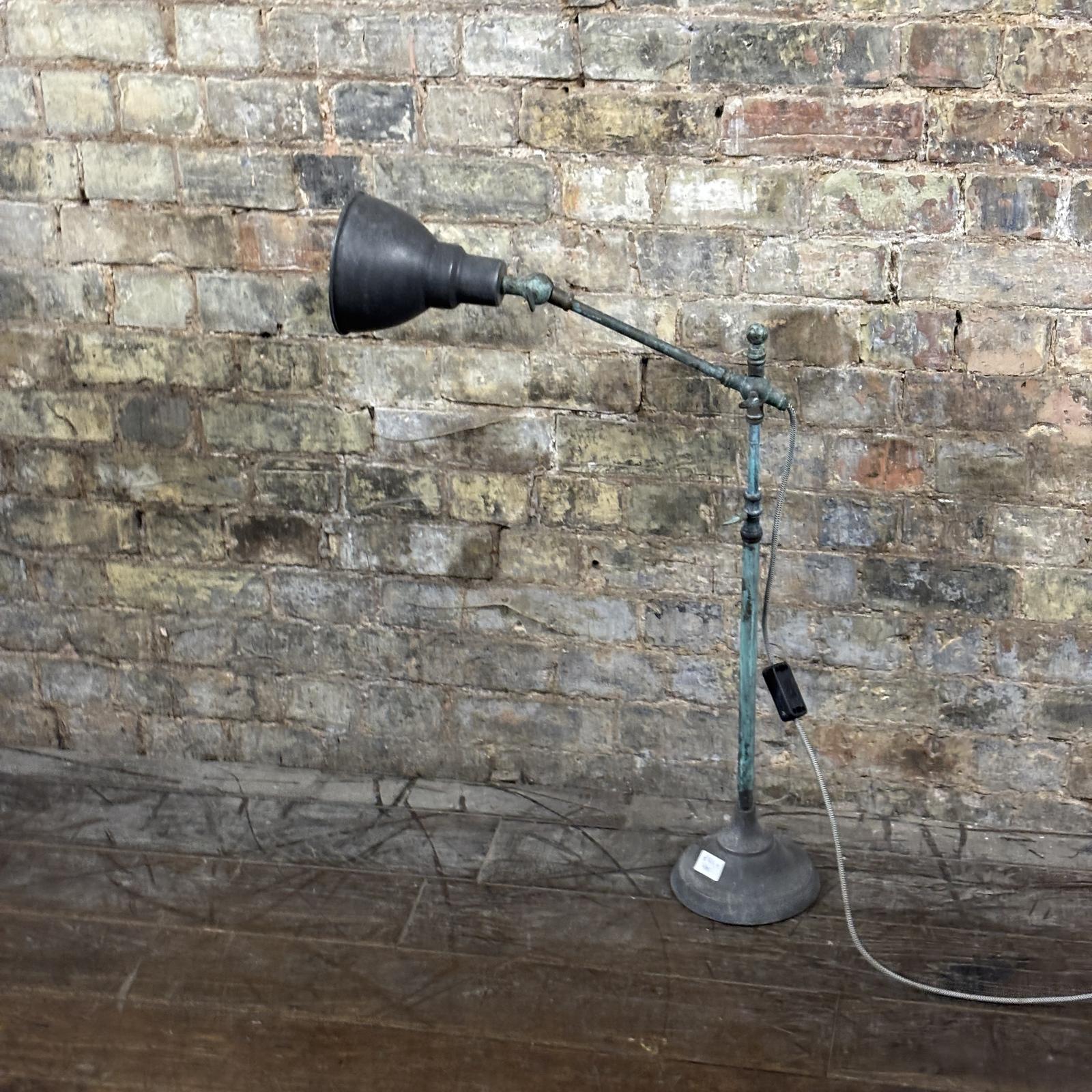 1940s Adjustable Brass Industrial Desk Lamp (1 of 6)