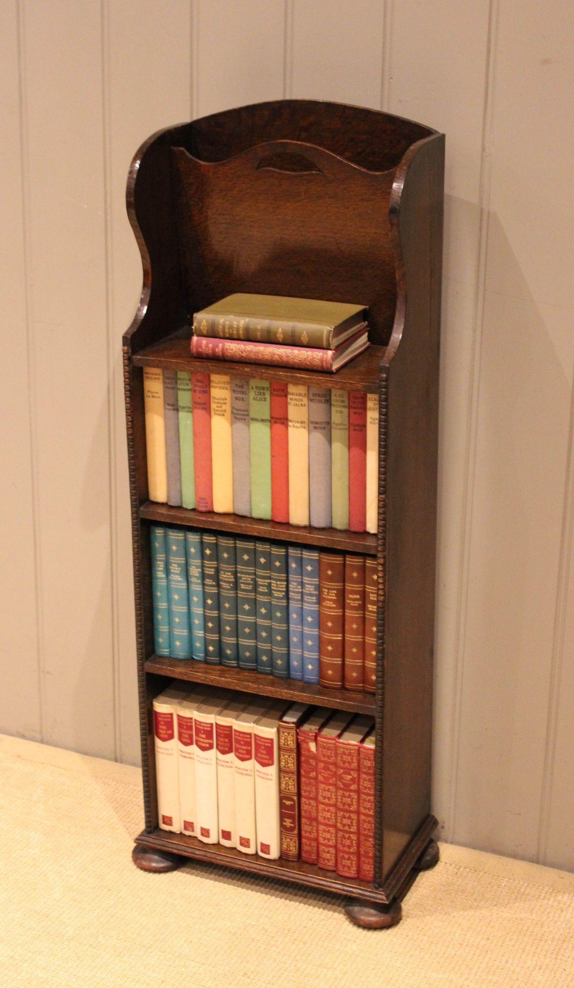 Oak Open Bookcase with Magazine Rack (1 of 12) Oak Open Bookcase with Magazine Rack (1 of 12)