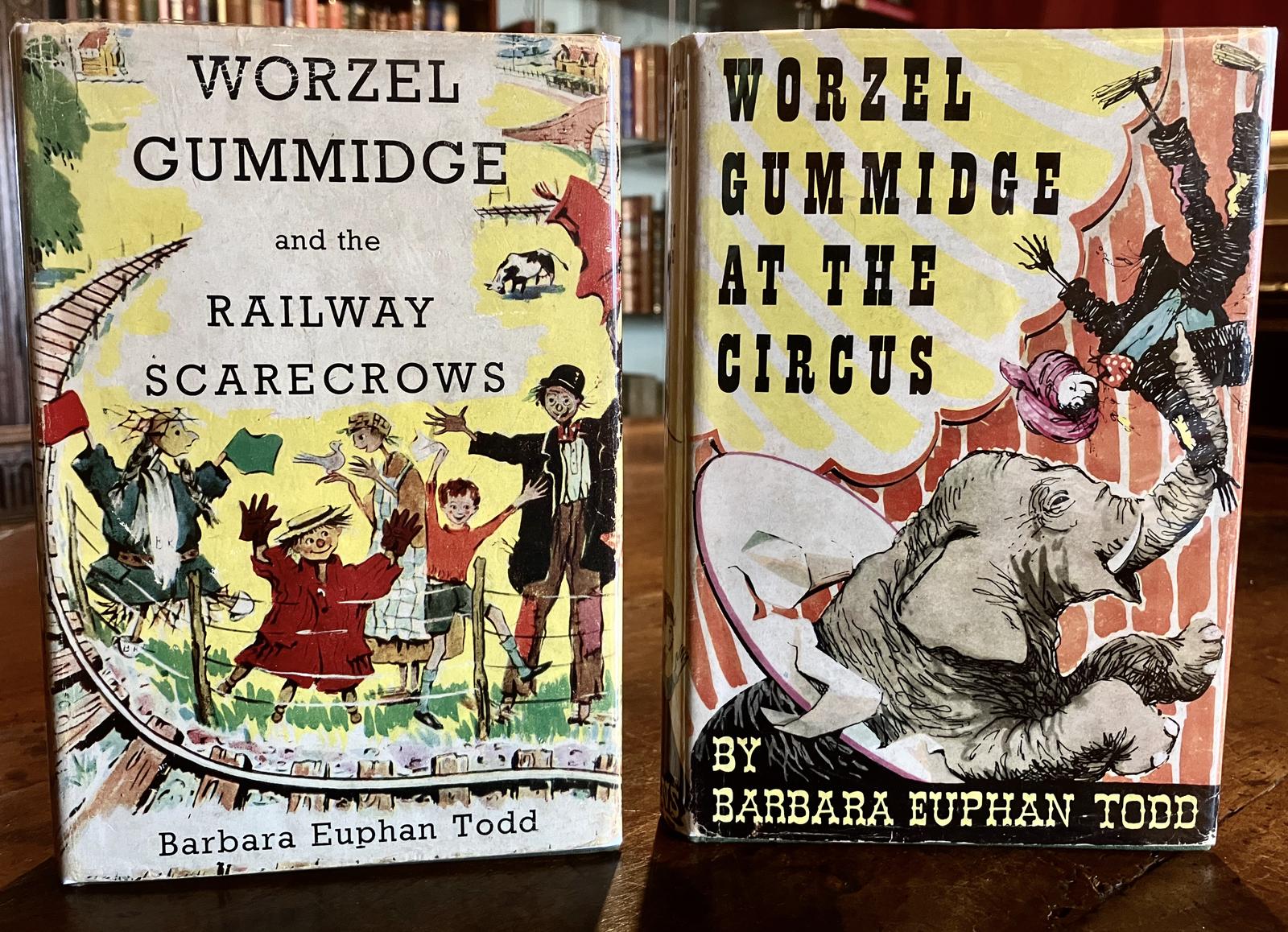 1955-56 Worzel Gummidge 1st Editions Railway Scarecrows & The Circus by B E Todd (1 of 5) 1955-56 Worzel Gummidge 1st Editions Railway Scarecrows & The Circus by B E Todd (1 of 5)
