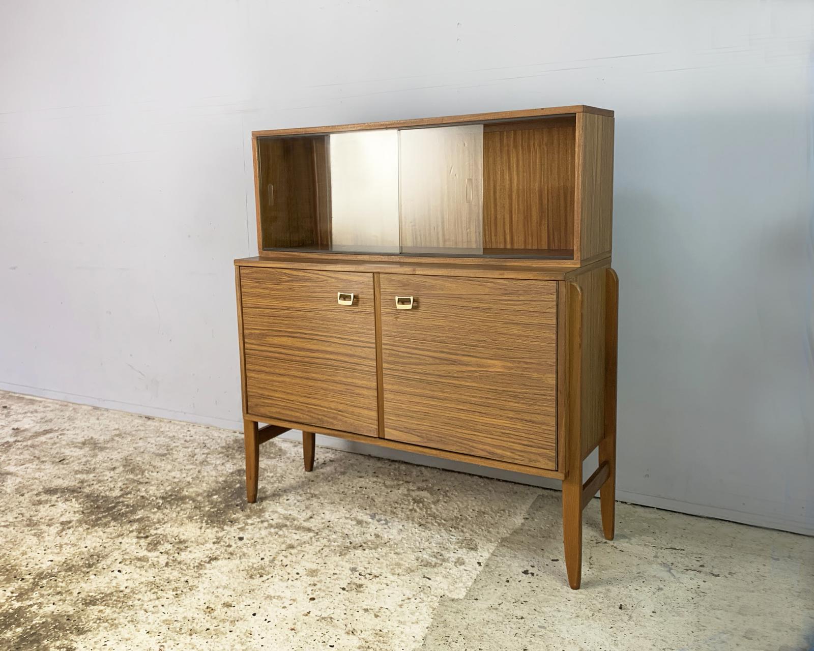 1960’s English Mid Century Vintage Tall Sideboard (1 of 5) 1960’s English Mid Century Vintage Tall Sideboard (1 of 5)