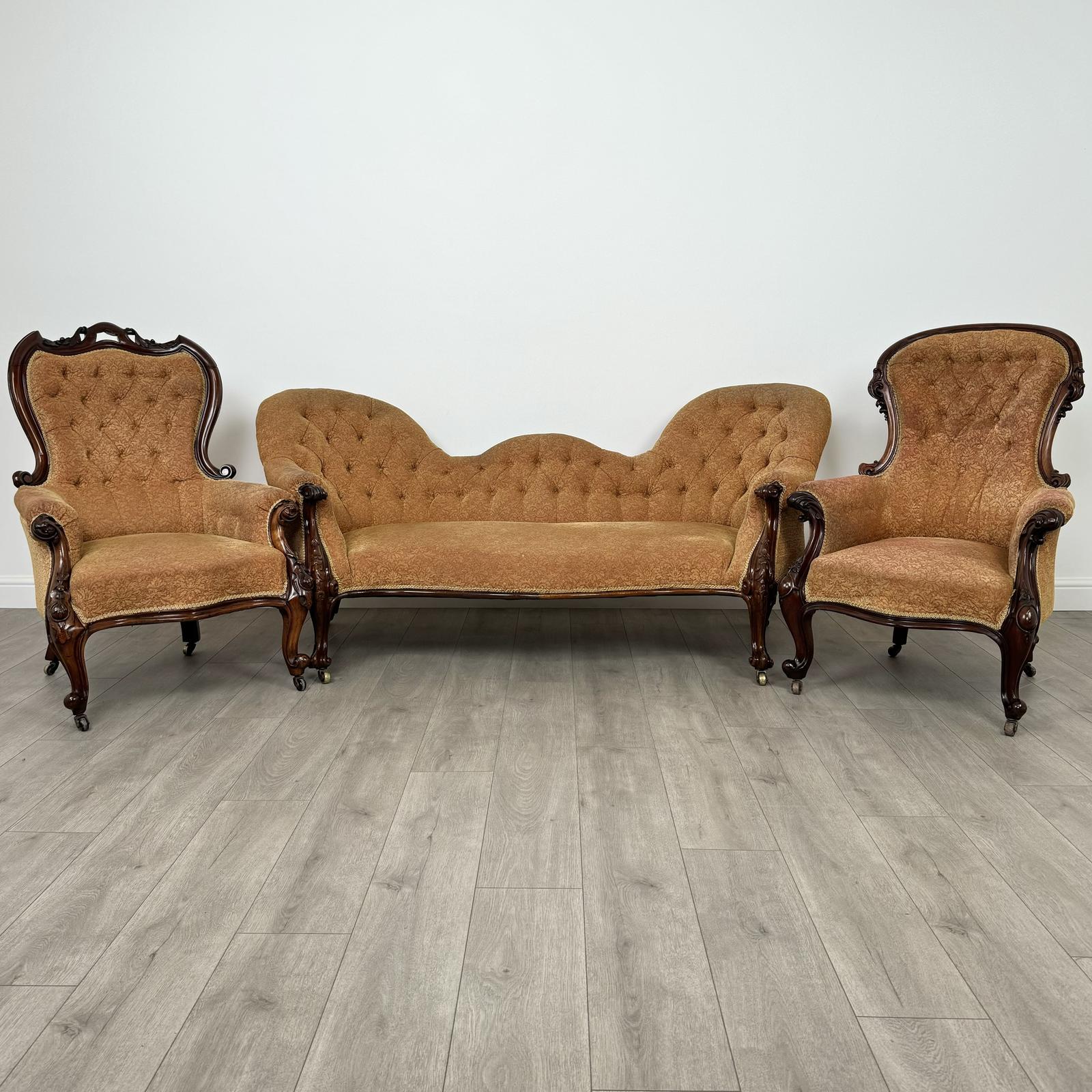 Antique 19th Century Mahogany 3 Piece Suite of Finest Quality (1 of 20)