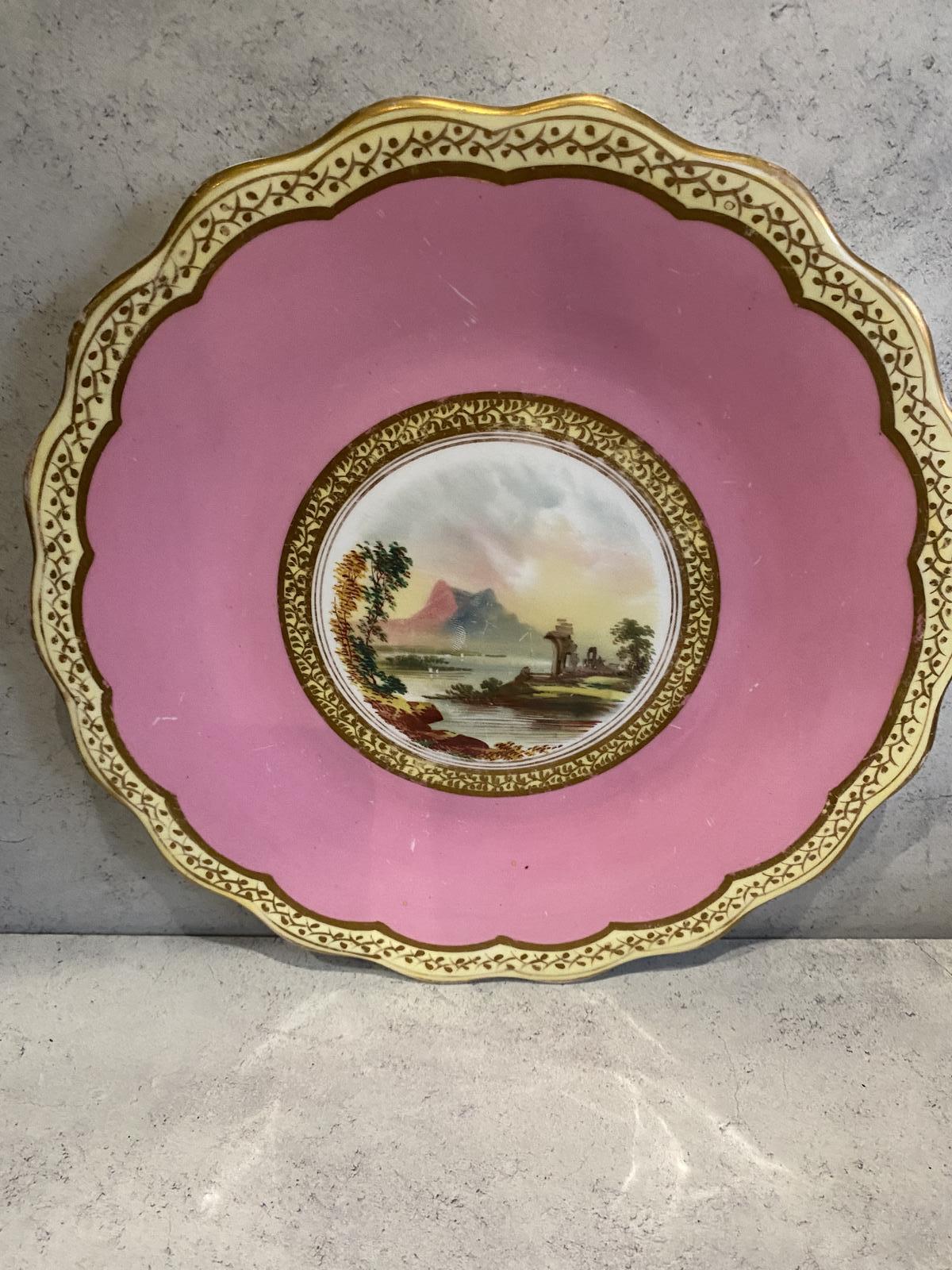 Antique Victorian Hand-painted Porcelain Plate - Pattern 839 (1 of 5) Antique Victorian Hand-painted Porcelain Plate - Pattern 839 (1 of 5)