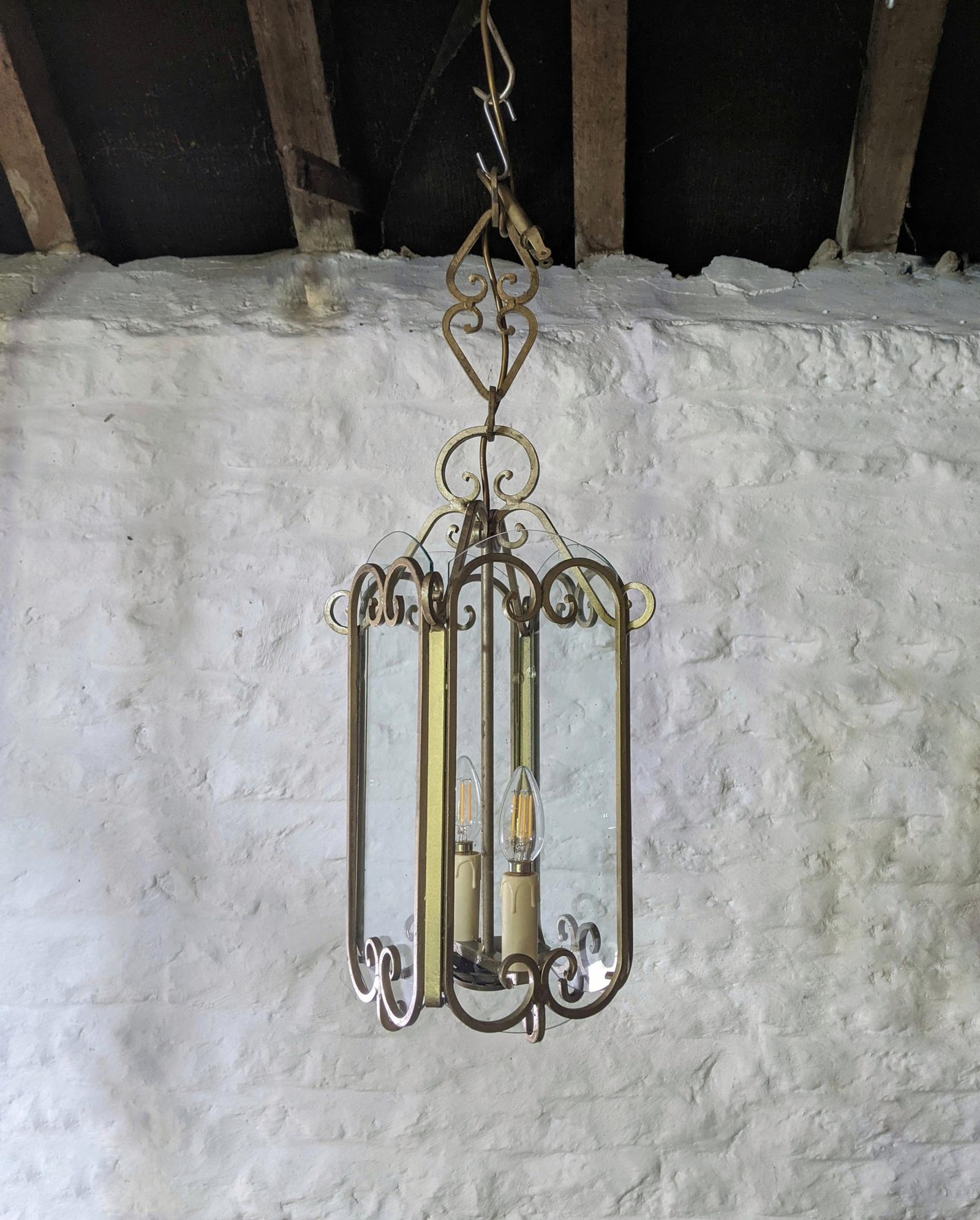 Early 20th Century / Mid 20th Century Brass Style Lantern (1 of 7)