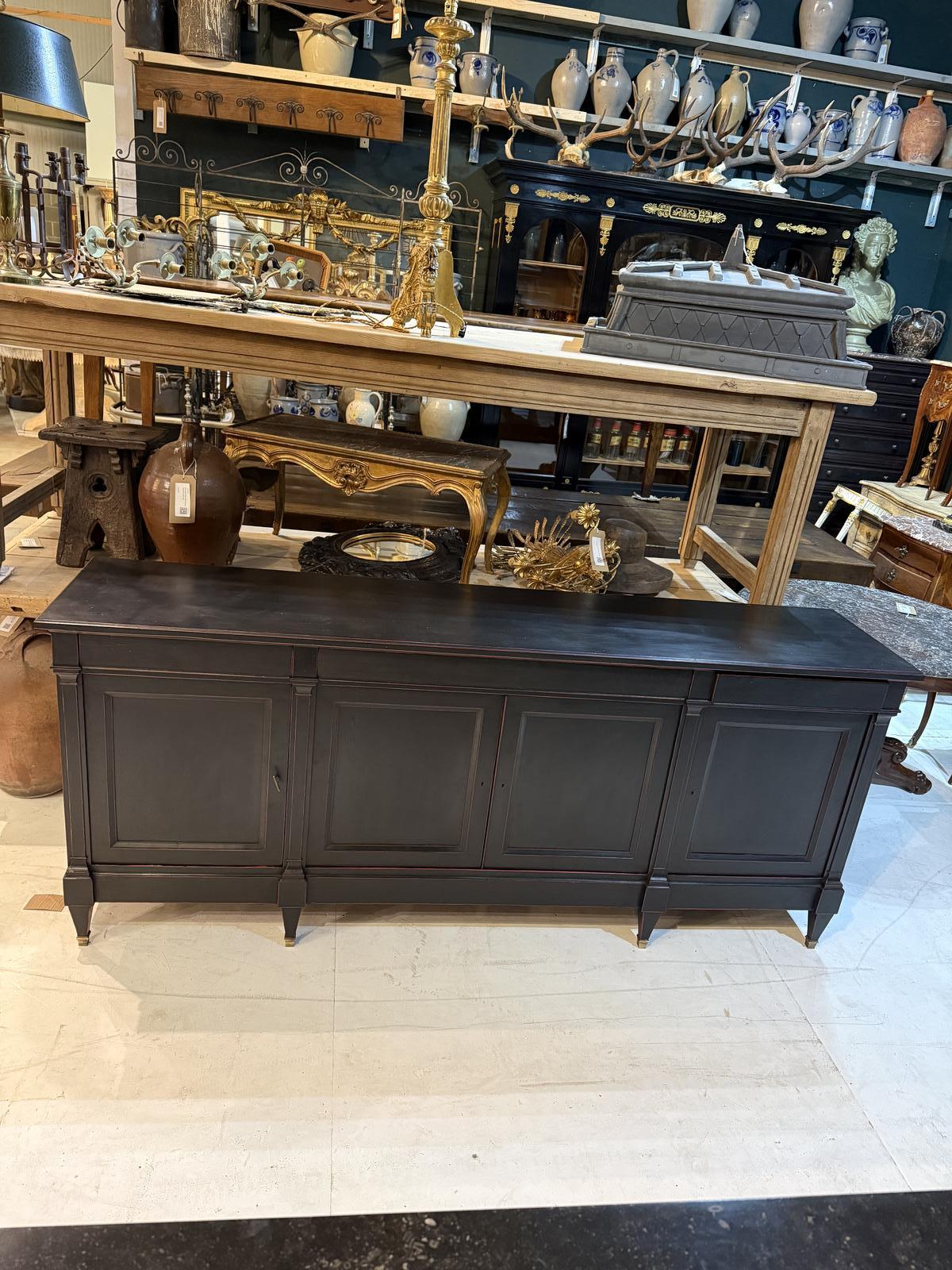 Mid 20th Century Painted Sideboard in the Louis XVI Style (1 of 8) Mid 20th Century Painted Sideboard in the Louis XVI Style (1 of 8)