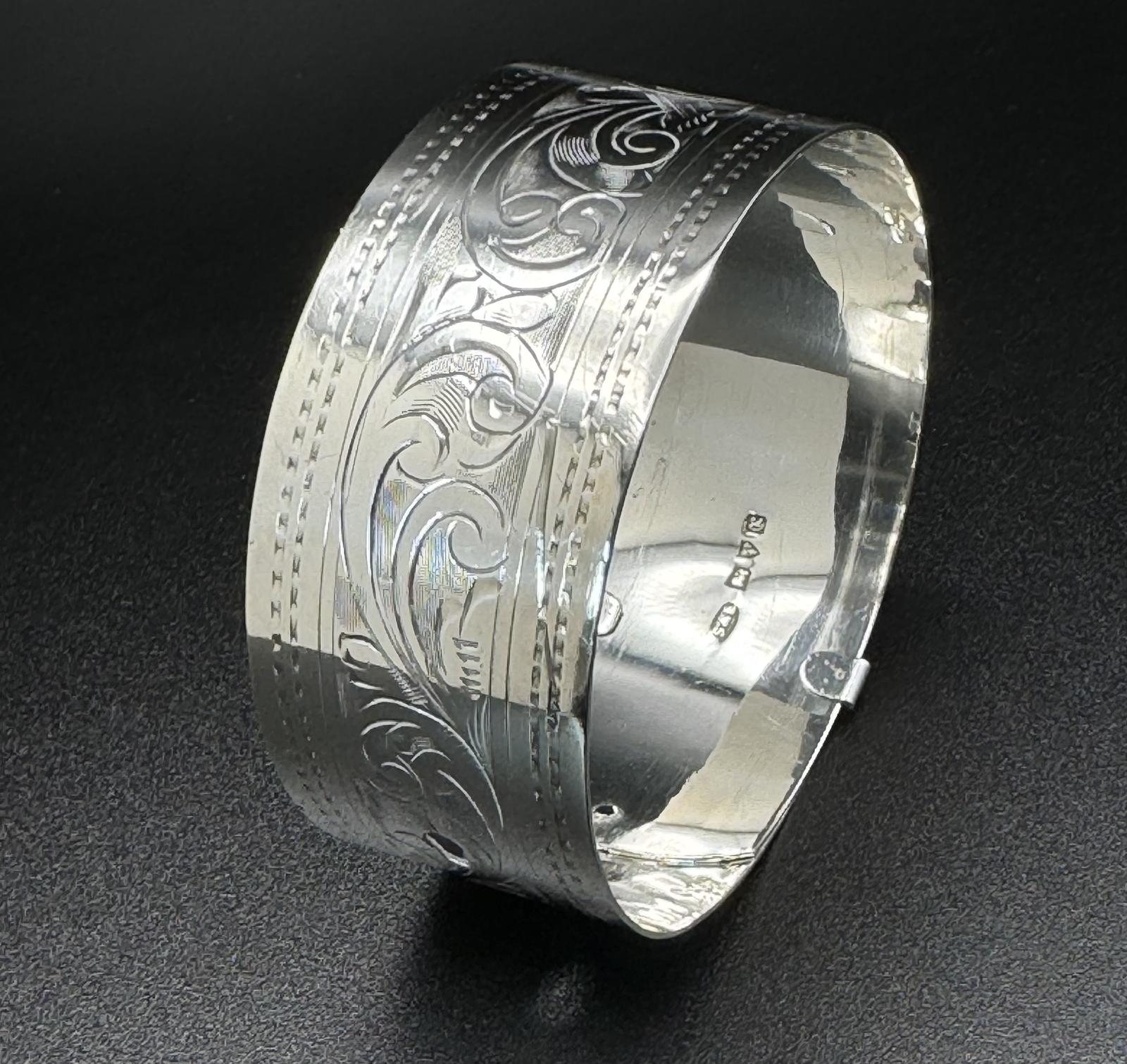 Adjustable Silver Bangle - Smith & Ewen, Chester 1942 (1 of 4)