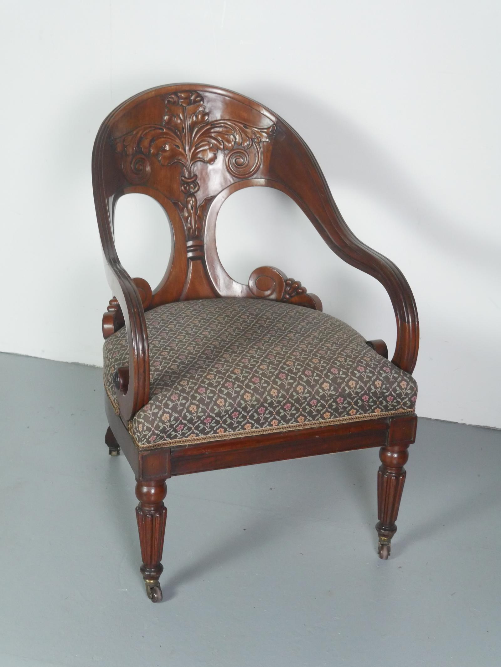 Small Exceptional Regency Armchair (1 of 12) Small Exceptional Regency Armchair (1 of 12)