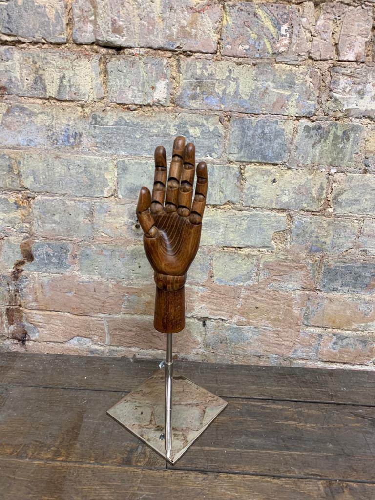 Wooden Hands on Square Bases (1 of 3)