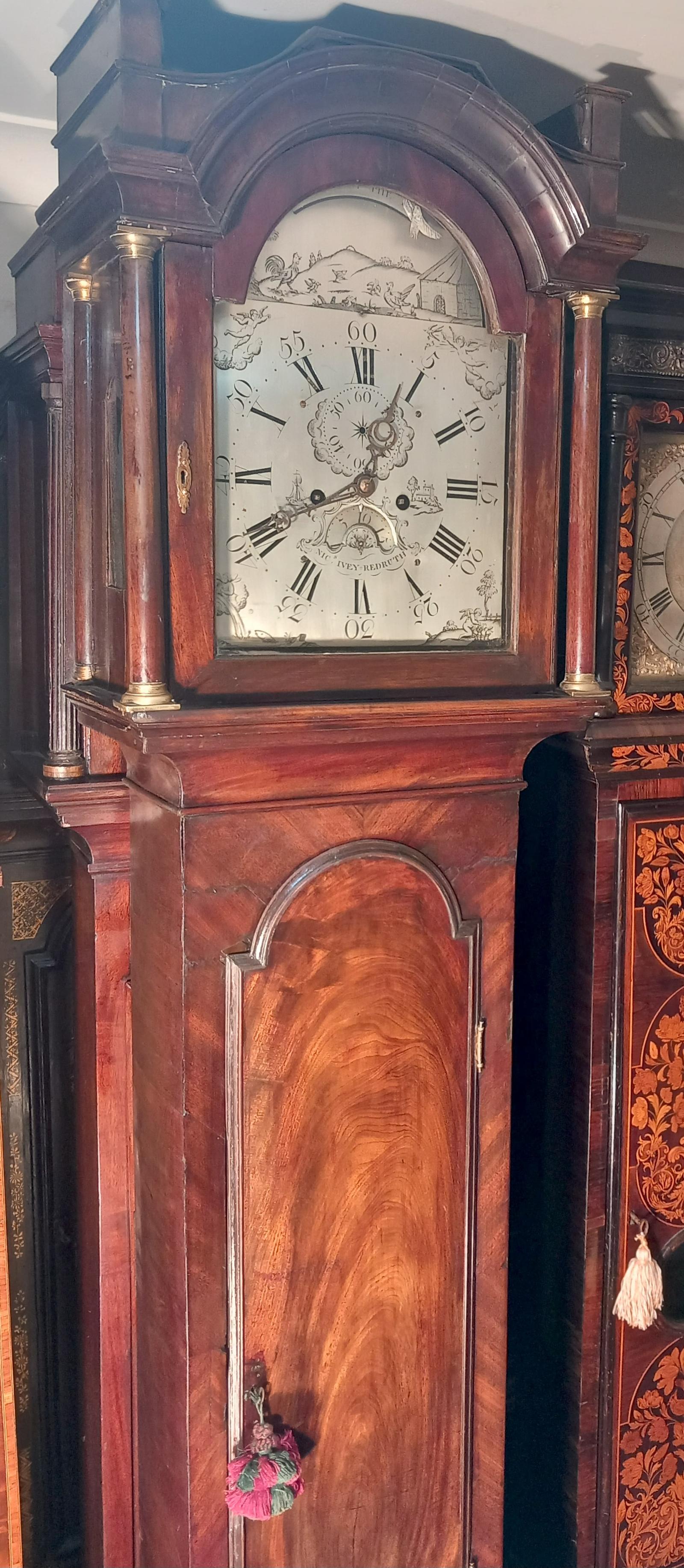 Antique Automation Hawk Longcase Clock (1 of 6)