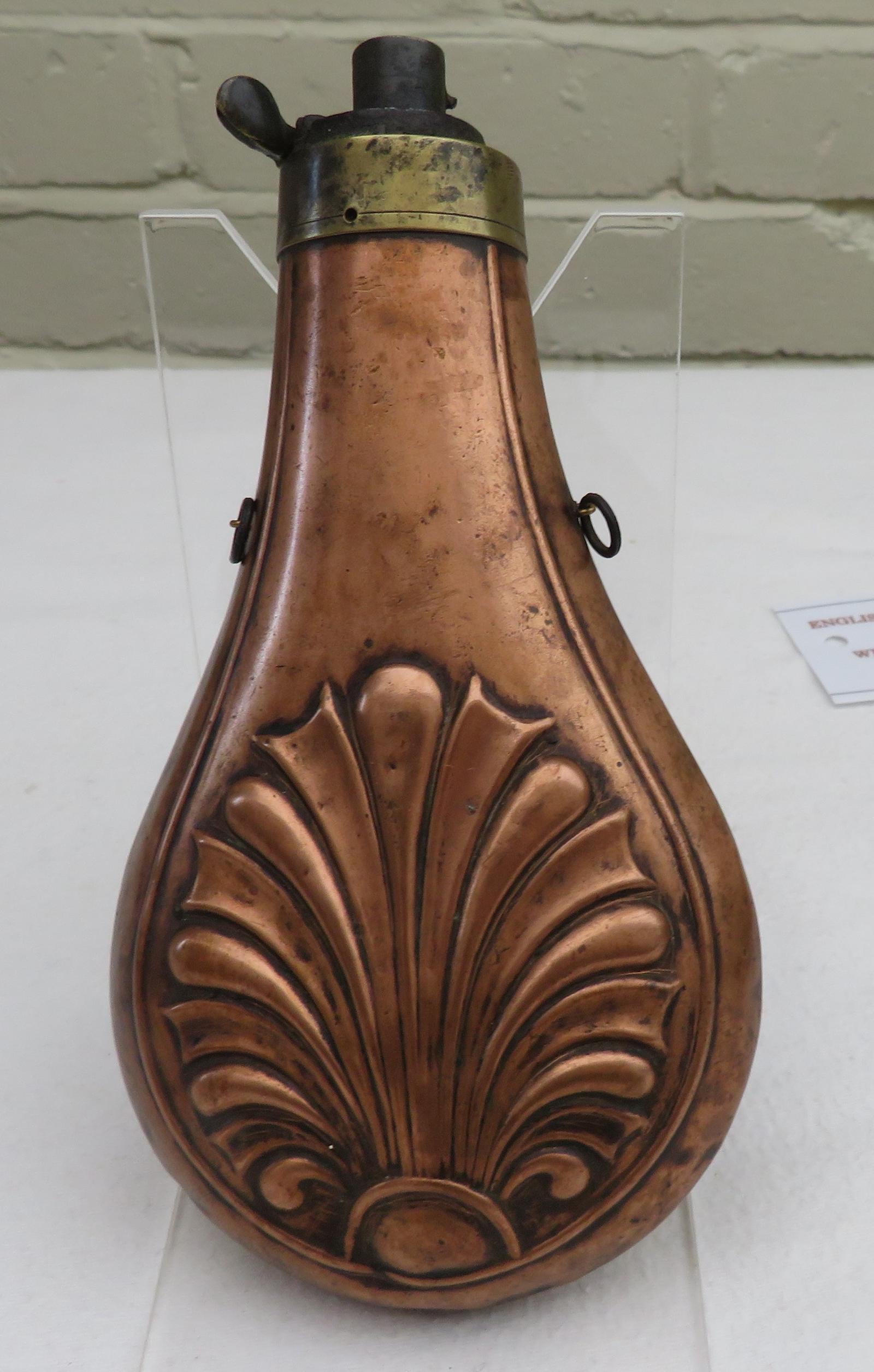 19th Century Black Powder Flask (1 of 3)