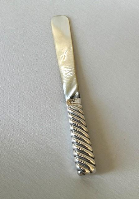 Victorian Silver & Mother of Pearl Page Turner / Letter Opener (1 of 5)