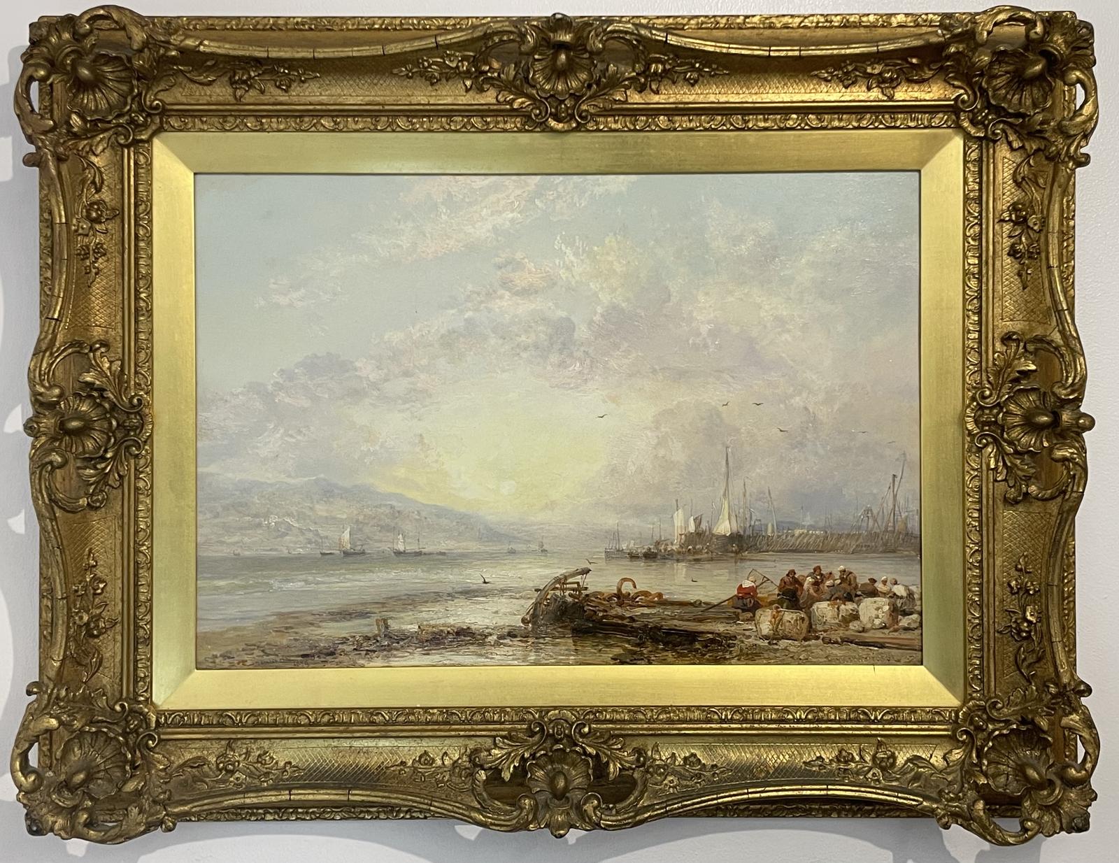 Victorian Marine Landscape Oil Painting By James Webb (1 of 5)
