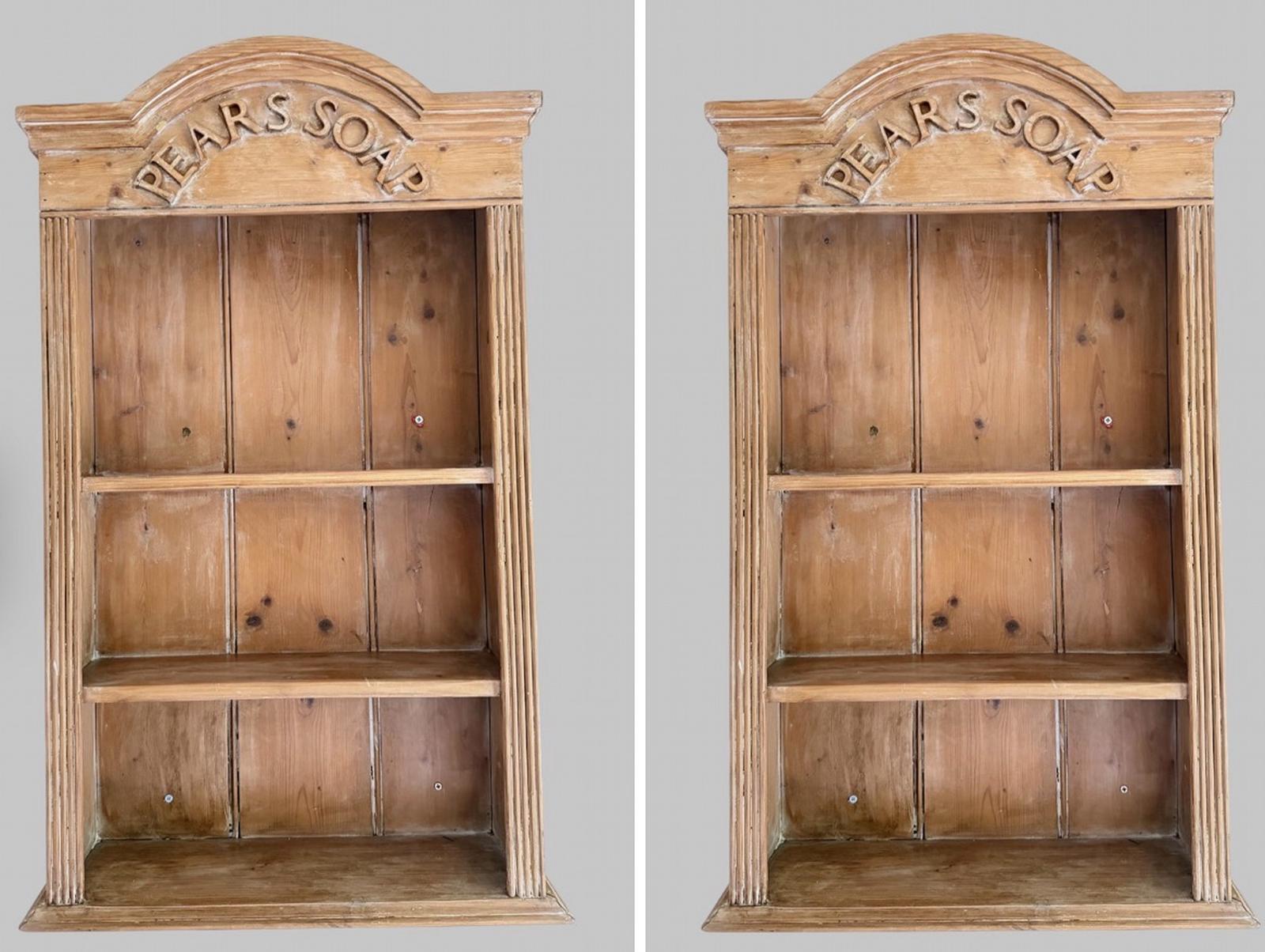 Pair of Decorative Pears Soap Pine Wall Display Shelves (1 of 5) Pair of Decorative Pears Soap Pine Wall Display Shelves (1 of 5)