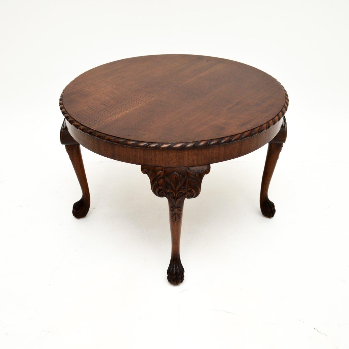 Antique Mahogany Occasional Side Table / Coffee Table (1 of 6)